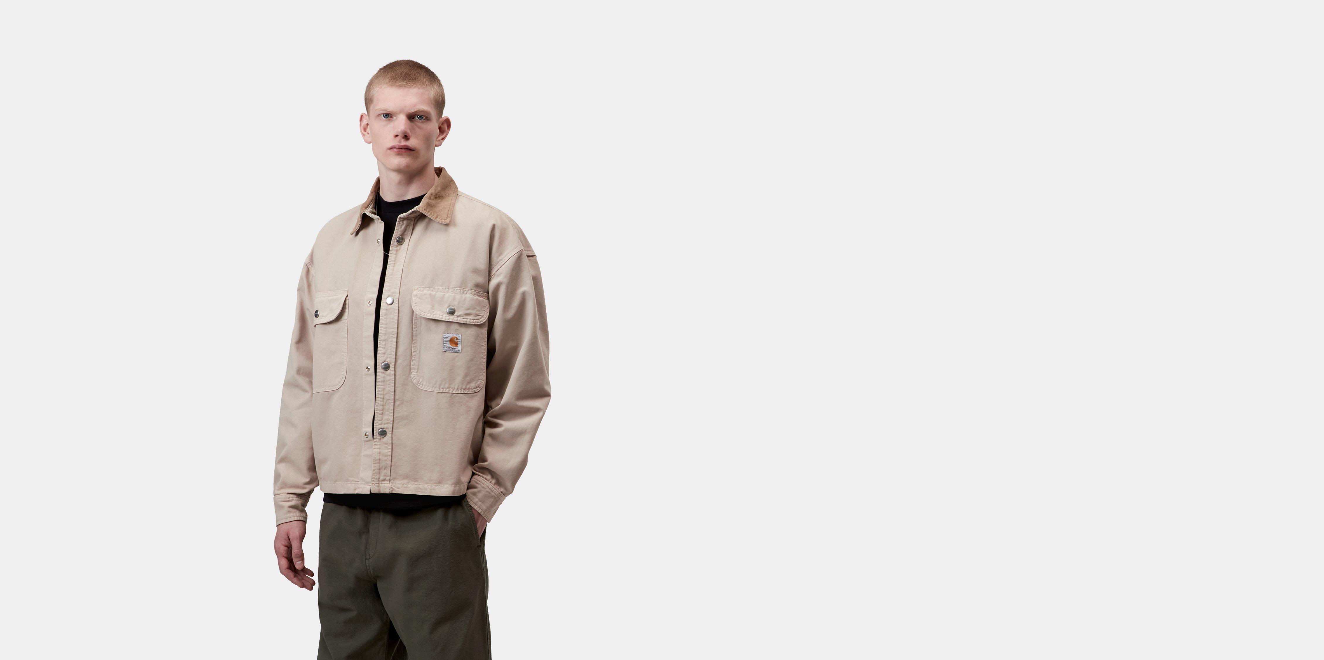 Carhartt WIP Prescott Shirt Jac, String / Leather | Official