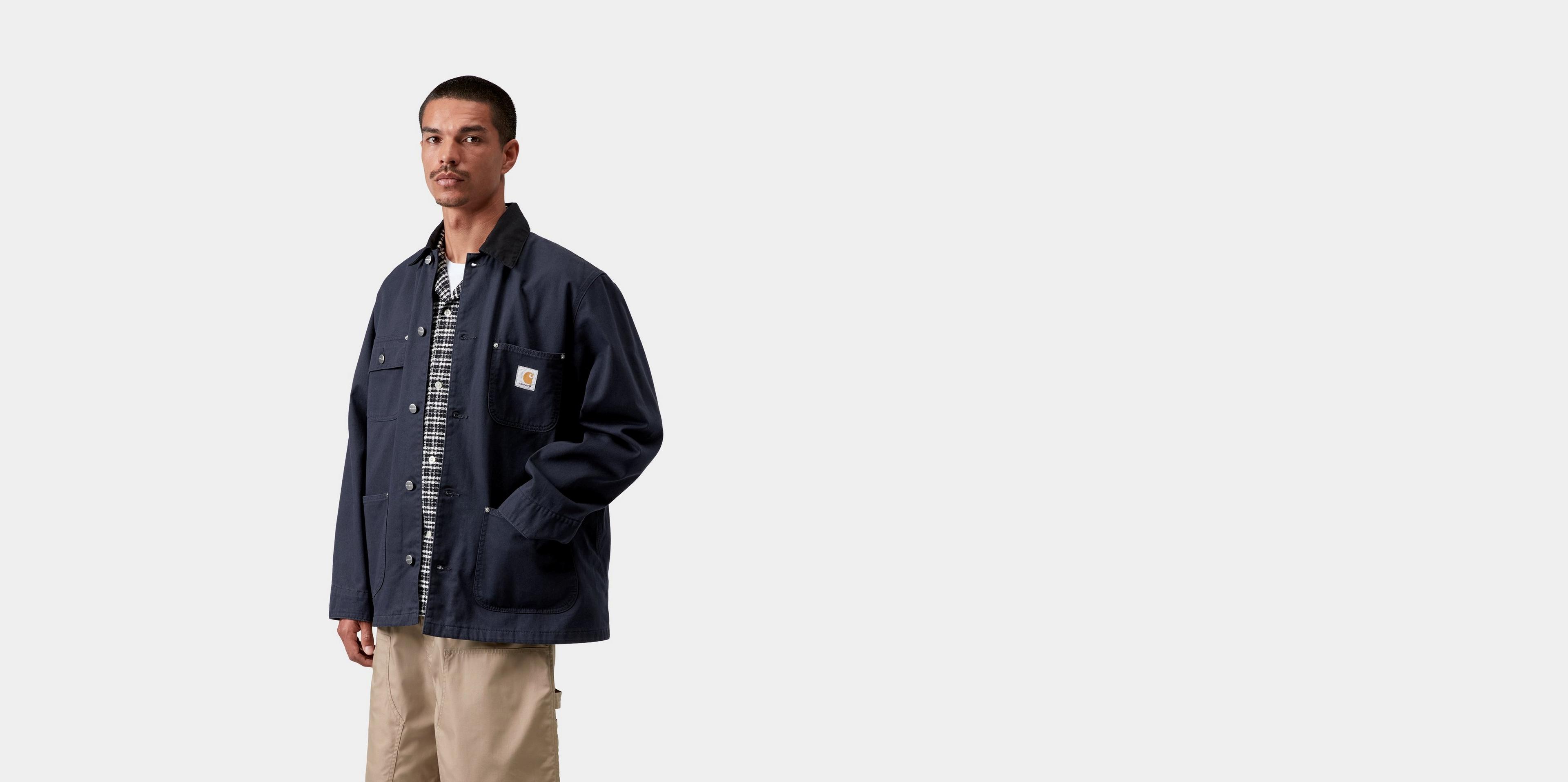 Carhartt WIP OG Chore Coat, Deep Night / Black | Official Online Store