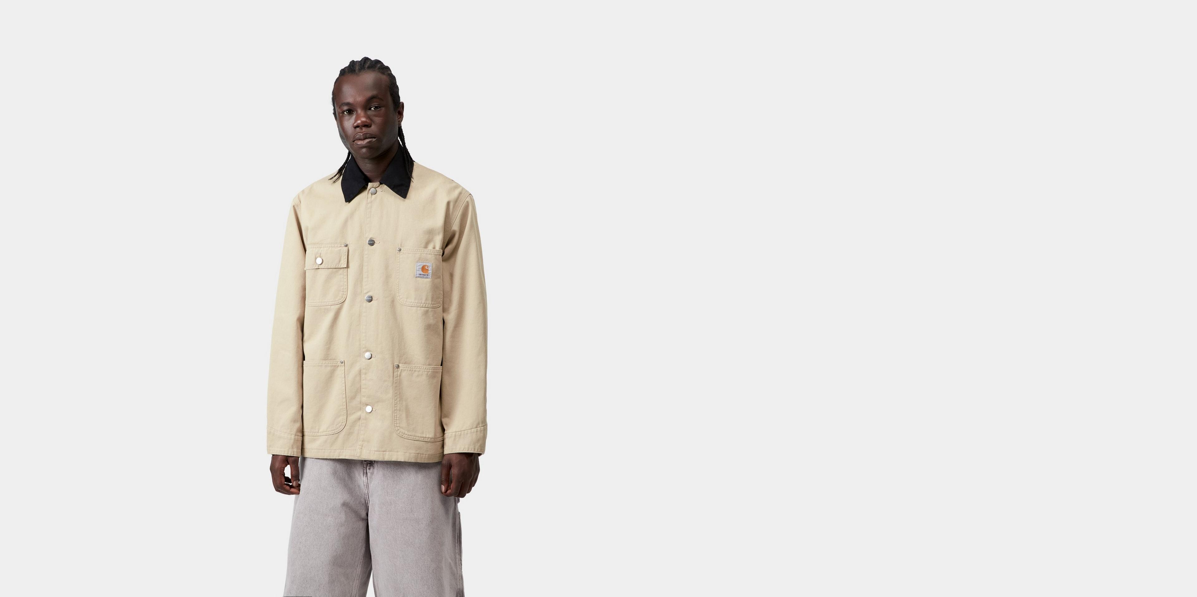Carhartt WIP OG Chore Coat, Barchan / Black | Official Online Store