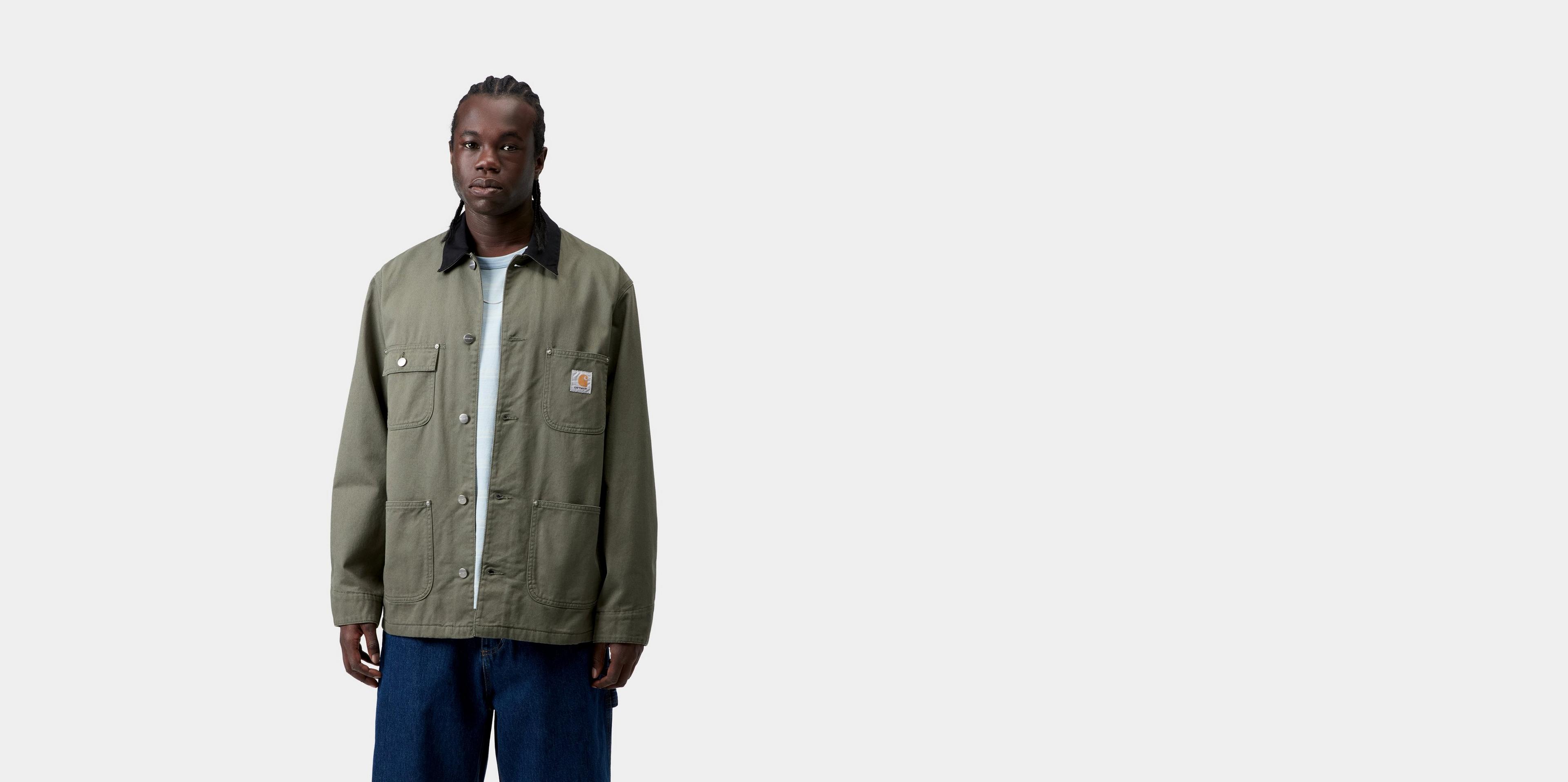 Carhartt WIP OG CHORE COAT 限定 グレー M Carhartt WIP OG Chore Coat (Graphite/Black) – Number Six