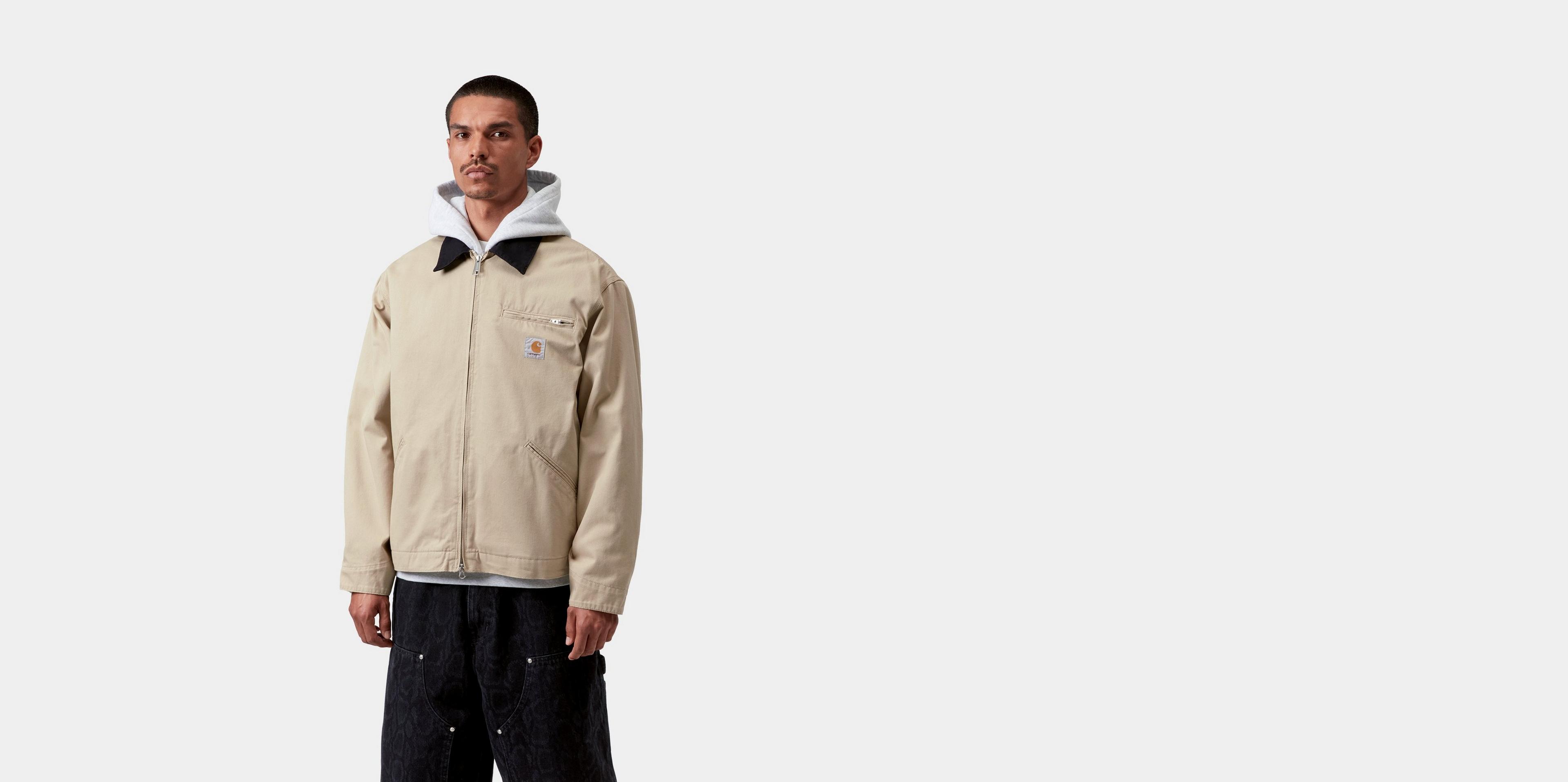 Carhartt WIP OG Detroit Jacket, Barchan / Black | Official Online