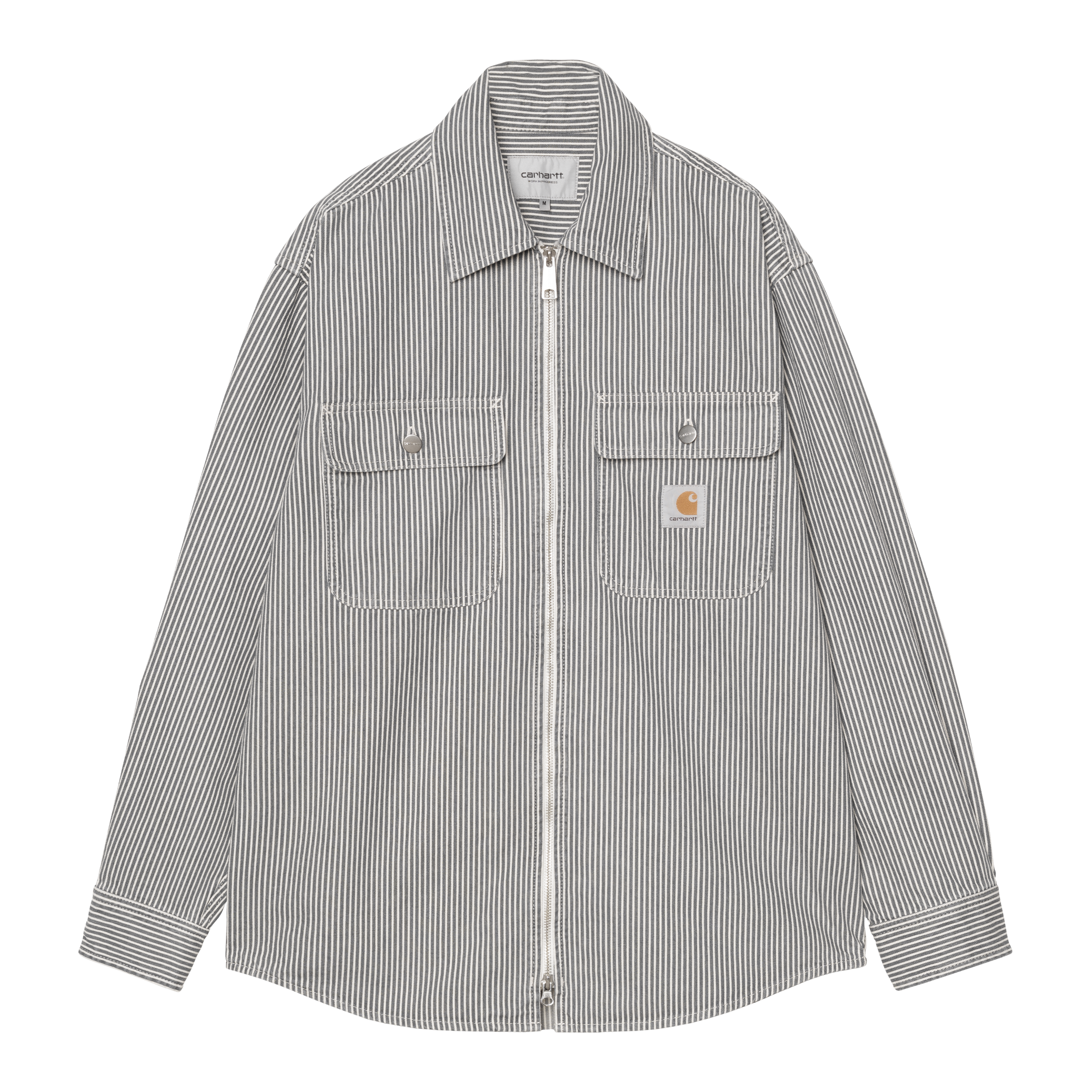 Carhartt WIP Mercer Shirt Jac, Mercer Stripe, Graphite / Wax