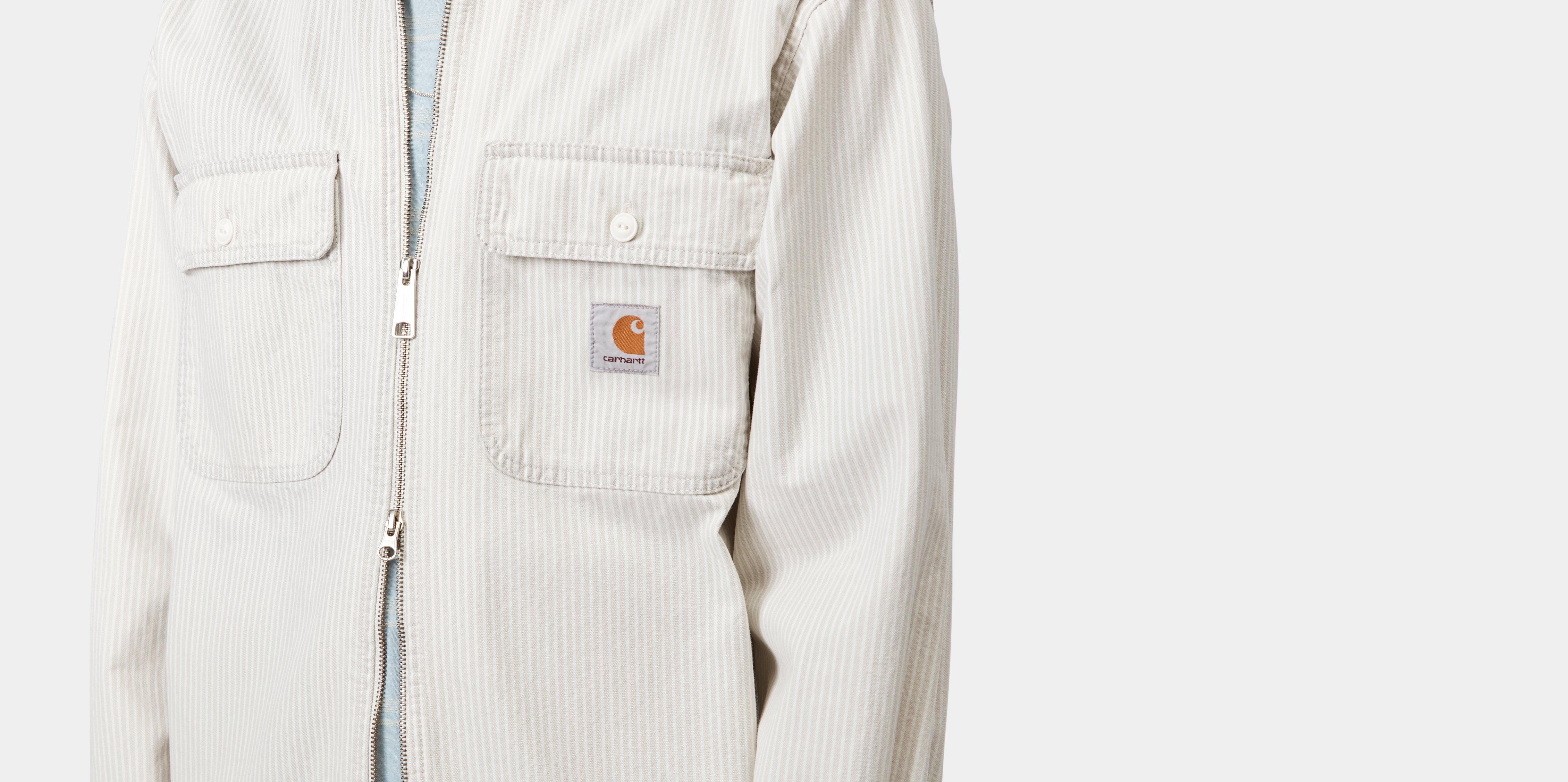 Carhartt WIP Mercer Shirt Jac, Mercer Stripe, Graphite / Wax