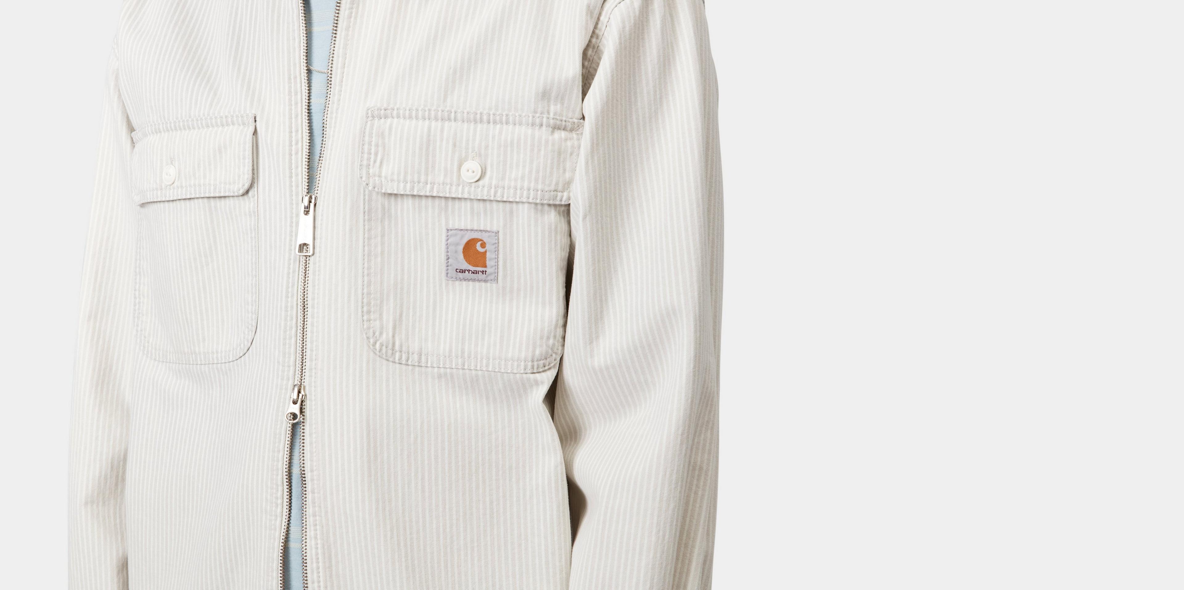 Carhartt WIP Mercer Shirt Jac, Mercer Stripe, Graphite / Wax