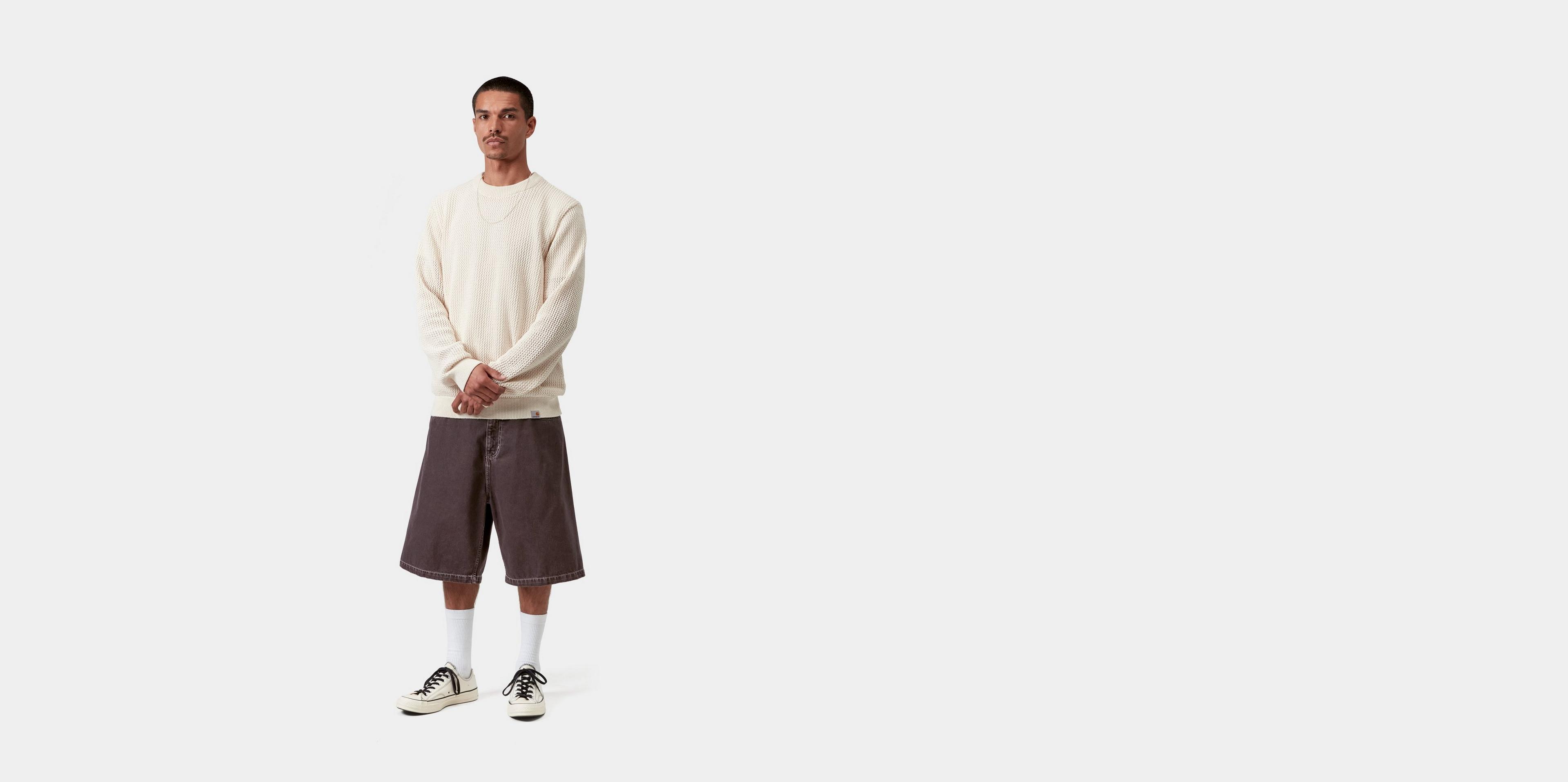Carhartt WIP Brandon Short, Shale | Official Online Store