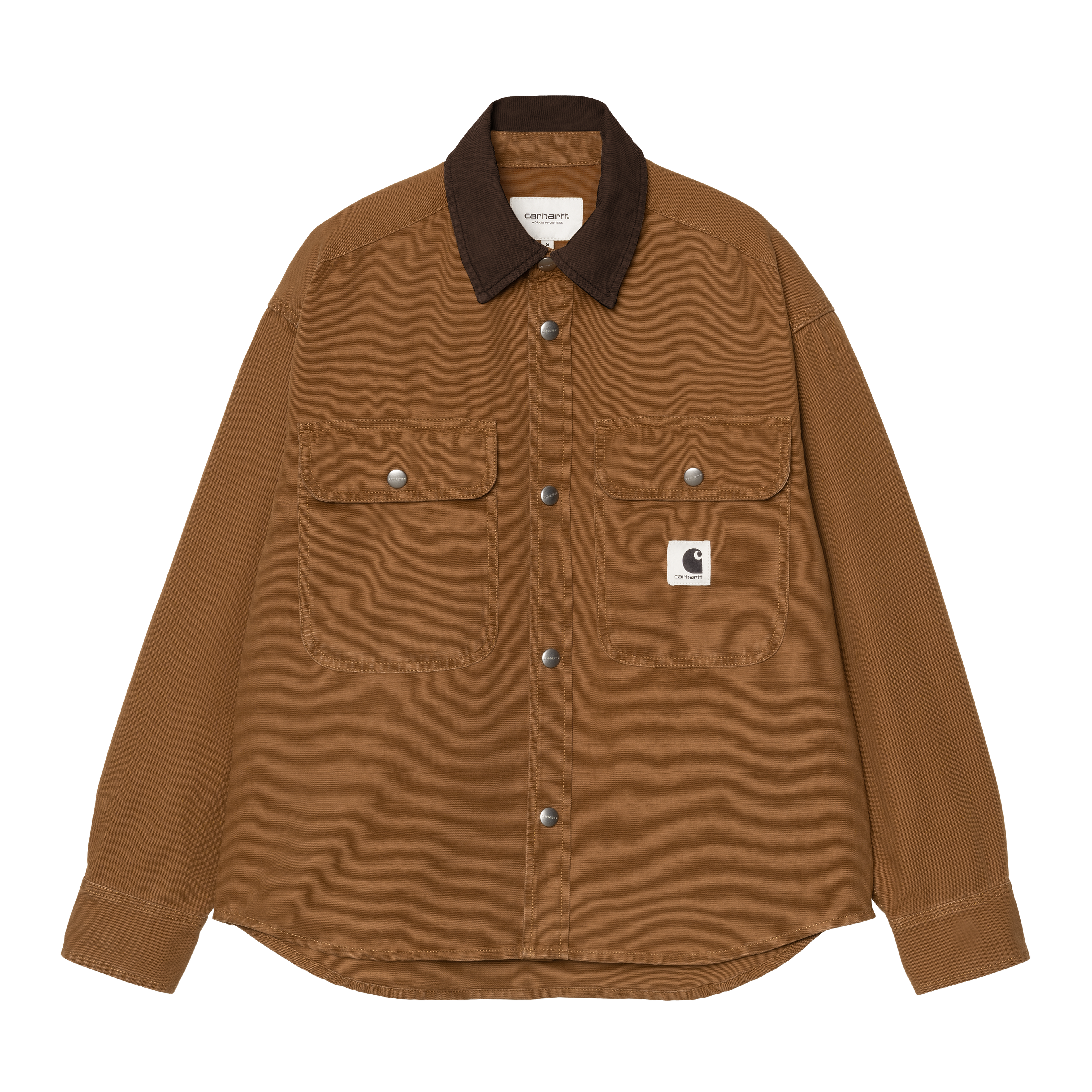 Carhartt WIP Women's Prescott Shirt Jac, Hamilton Brown / Tobacco