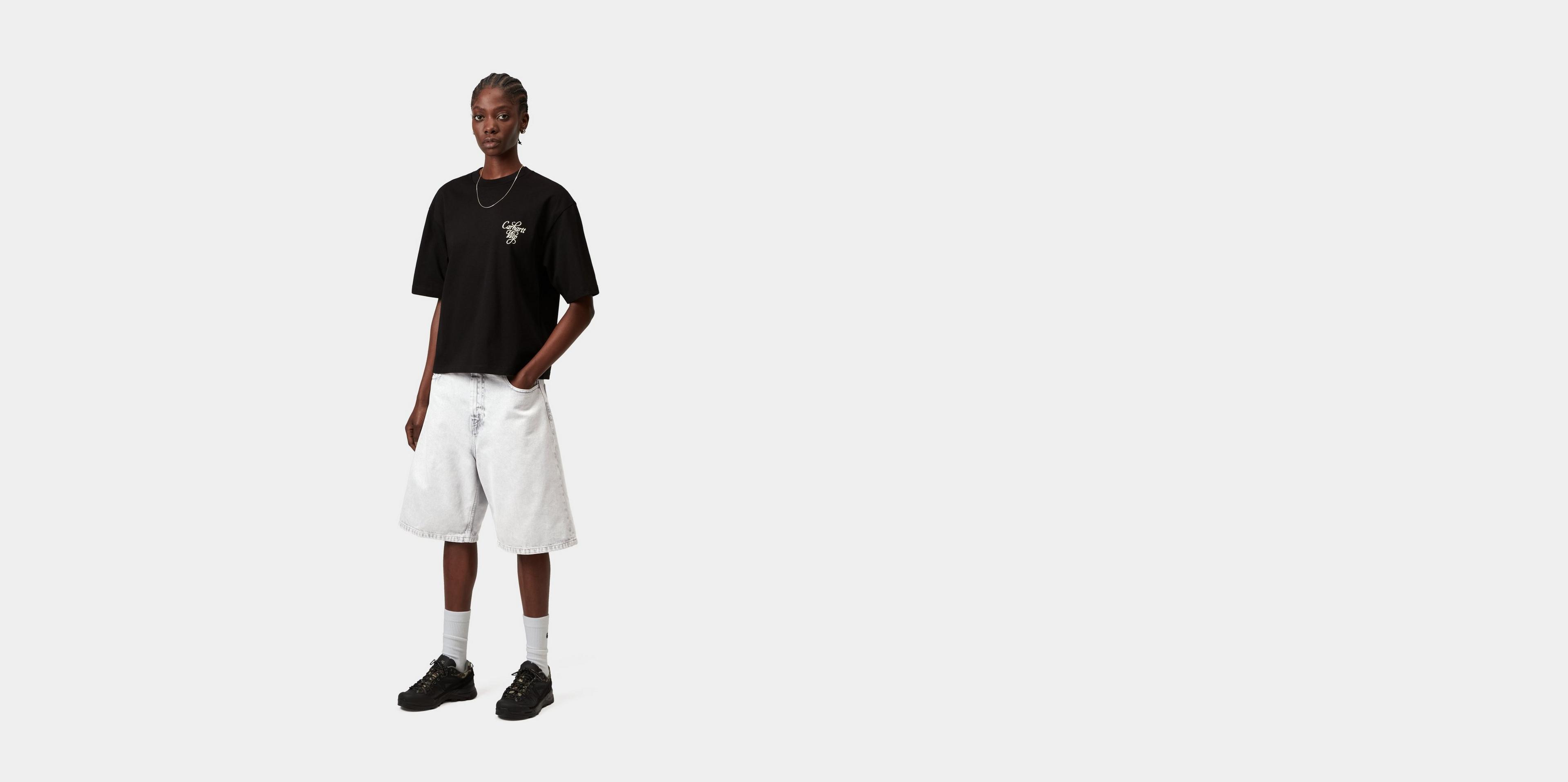 Carhartt WIP Women's Brandon Short, Black | Official Online Store