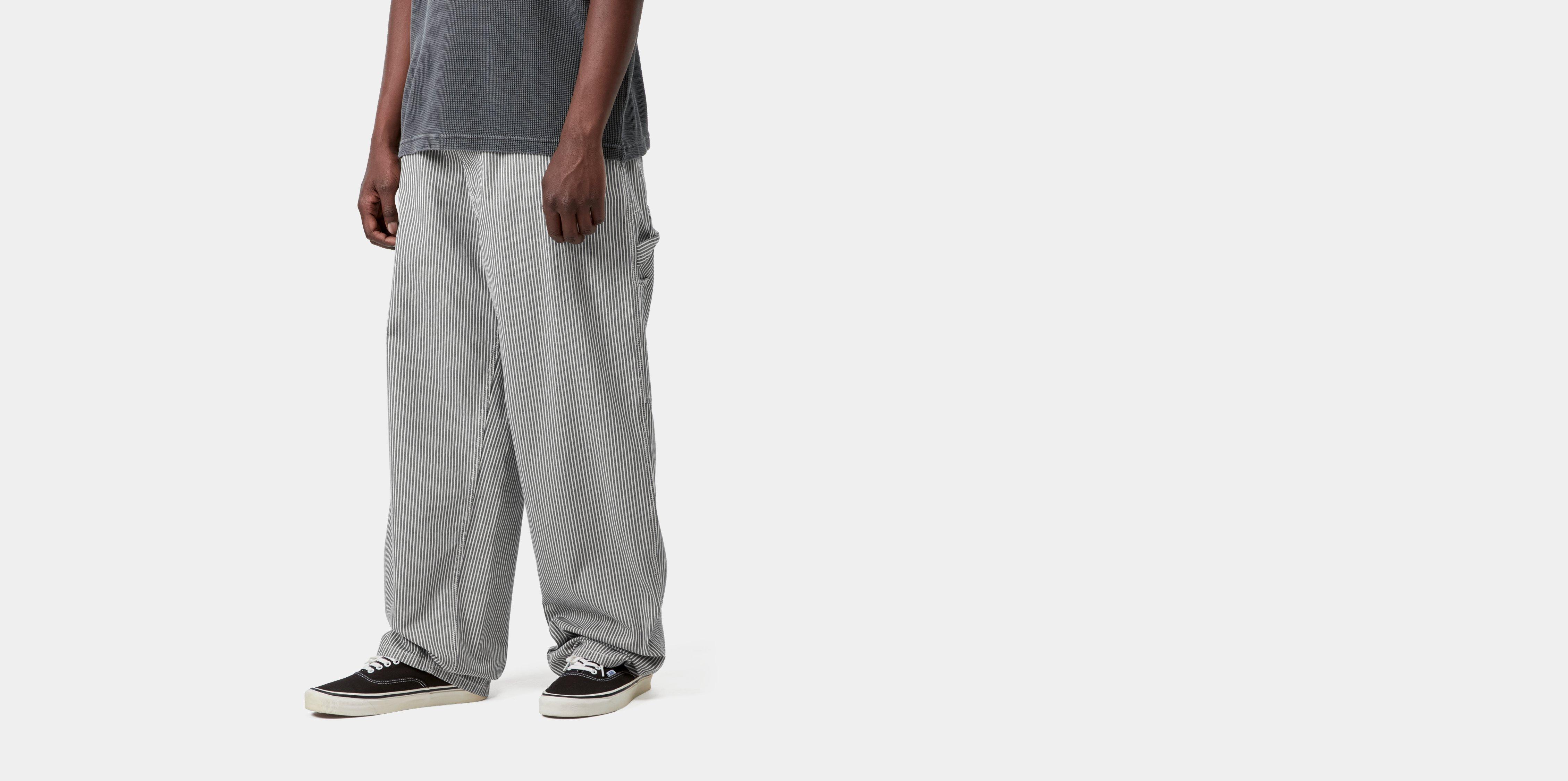 Carhartt WIP Mercer Single Knee Pant, Mercer Stripe, Graphite