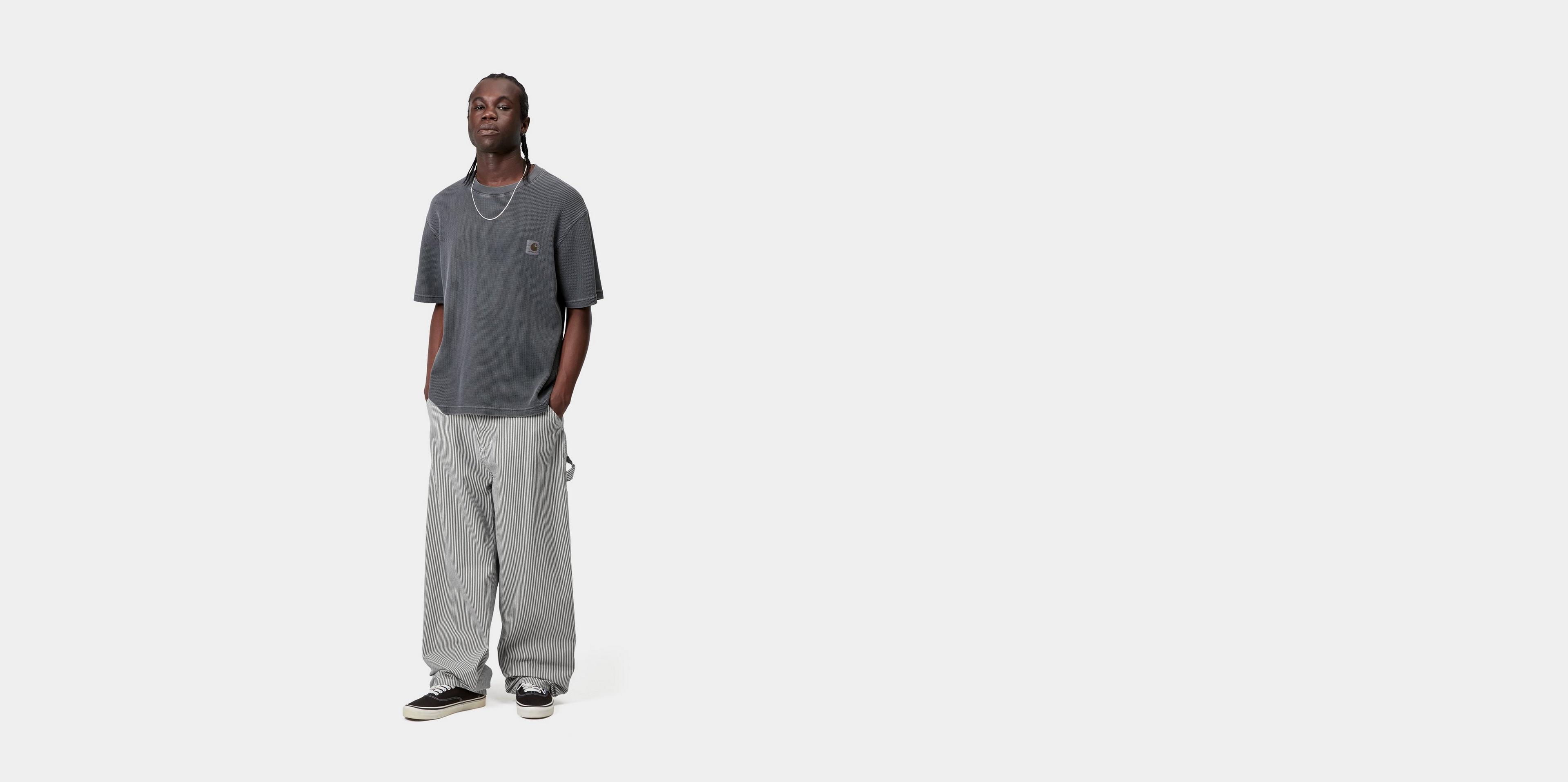 Carhartt WIP Mercer Single Knee Pant, Mercer Stripe, Graphite