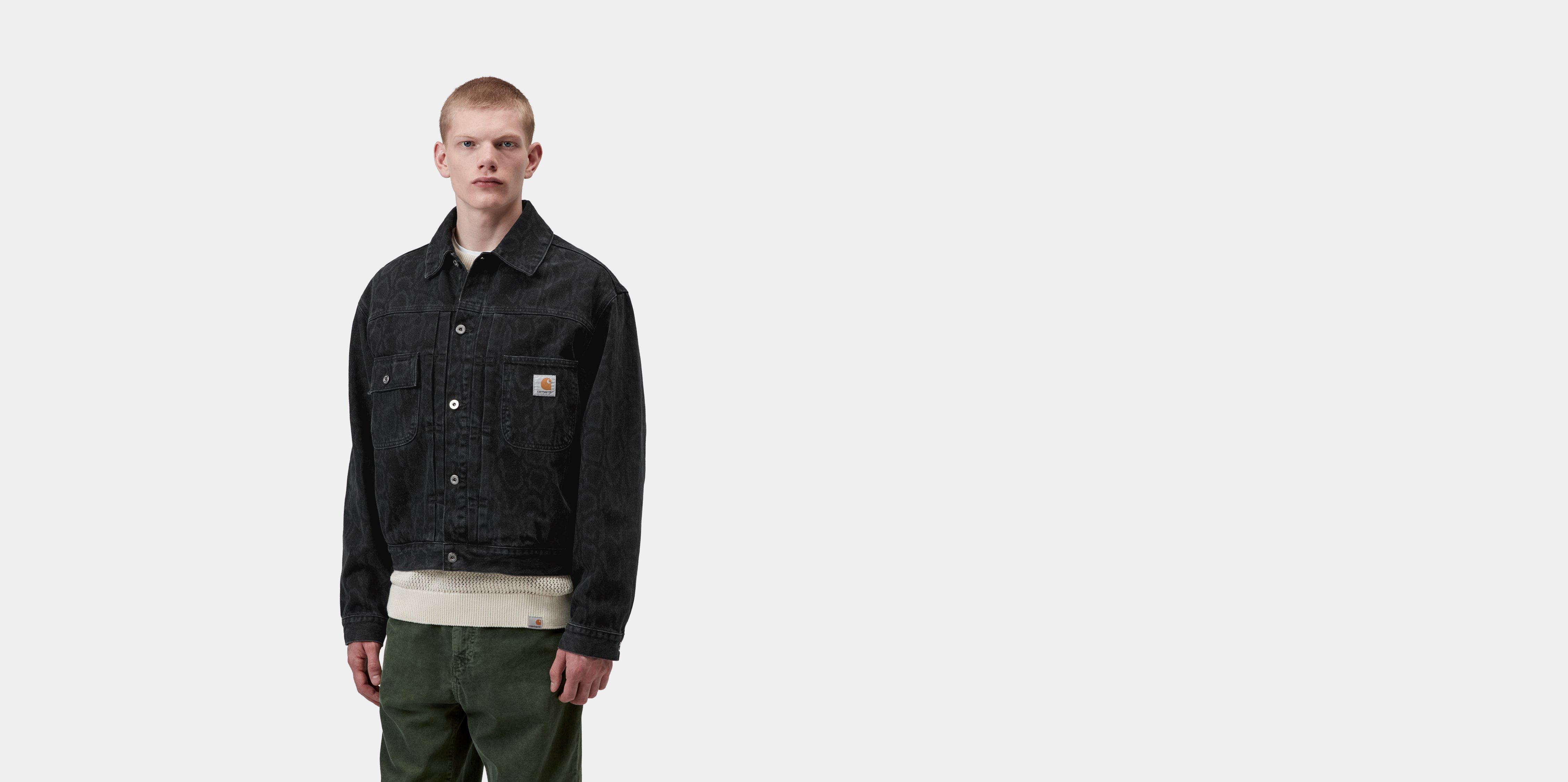 Carhartt WIP Belmar Jacket, Snake Camo, Black | Official Online Store