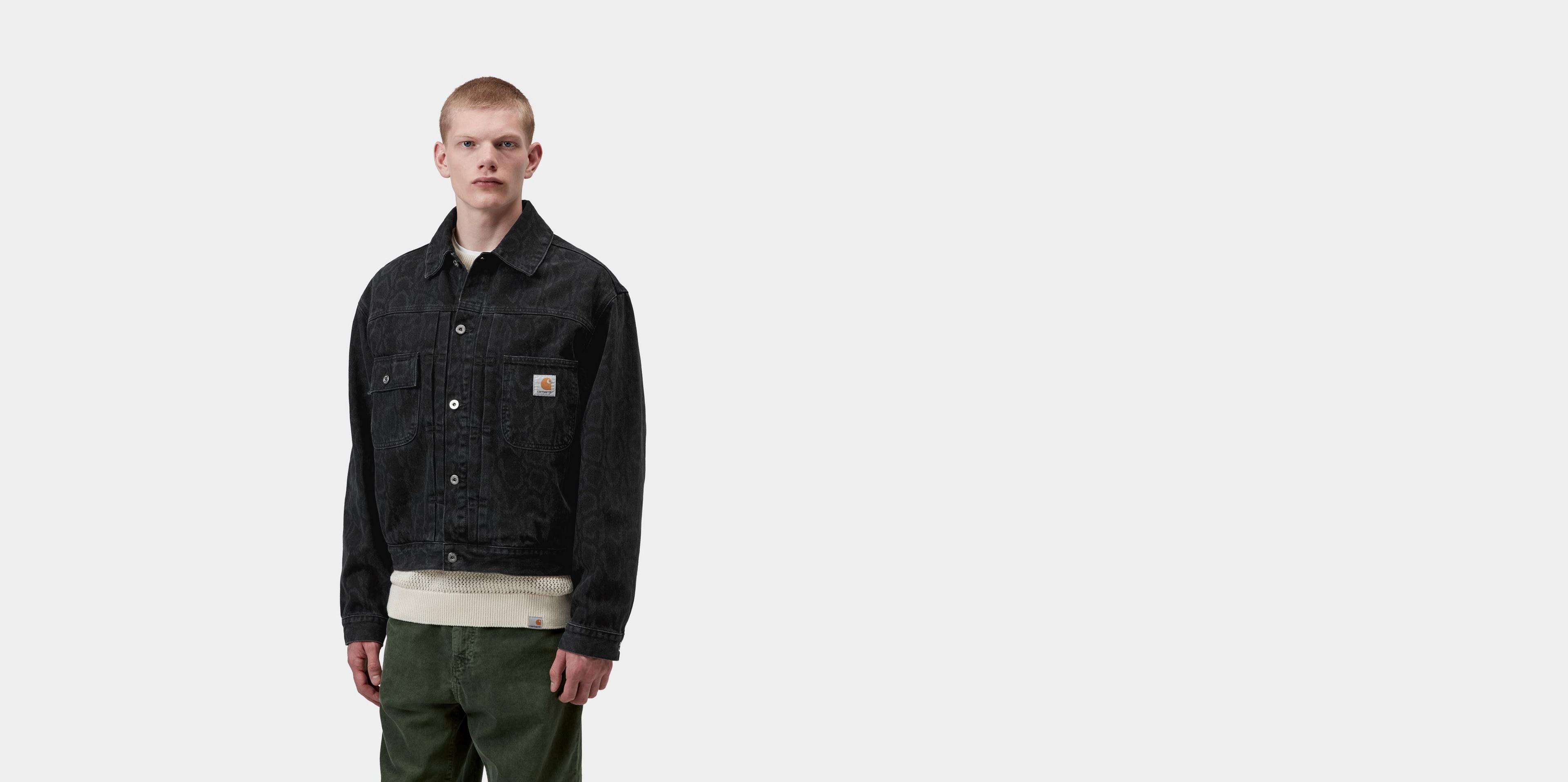 Carhartt WIP Belmar Jacket, Snake Camo, Black | Official Online Store