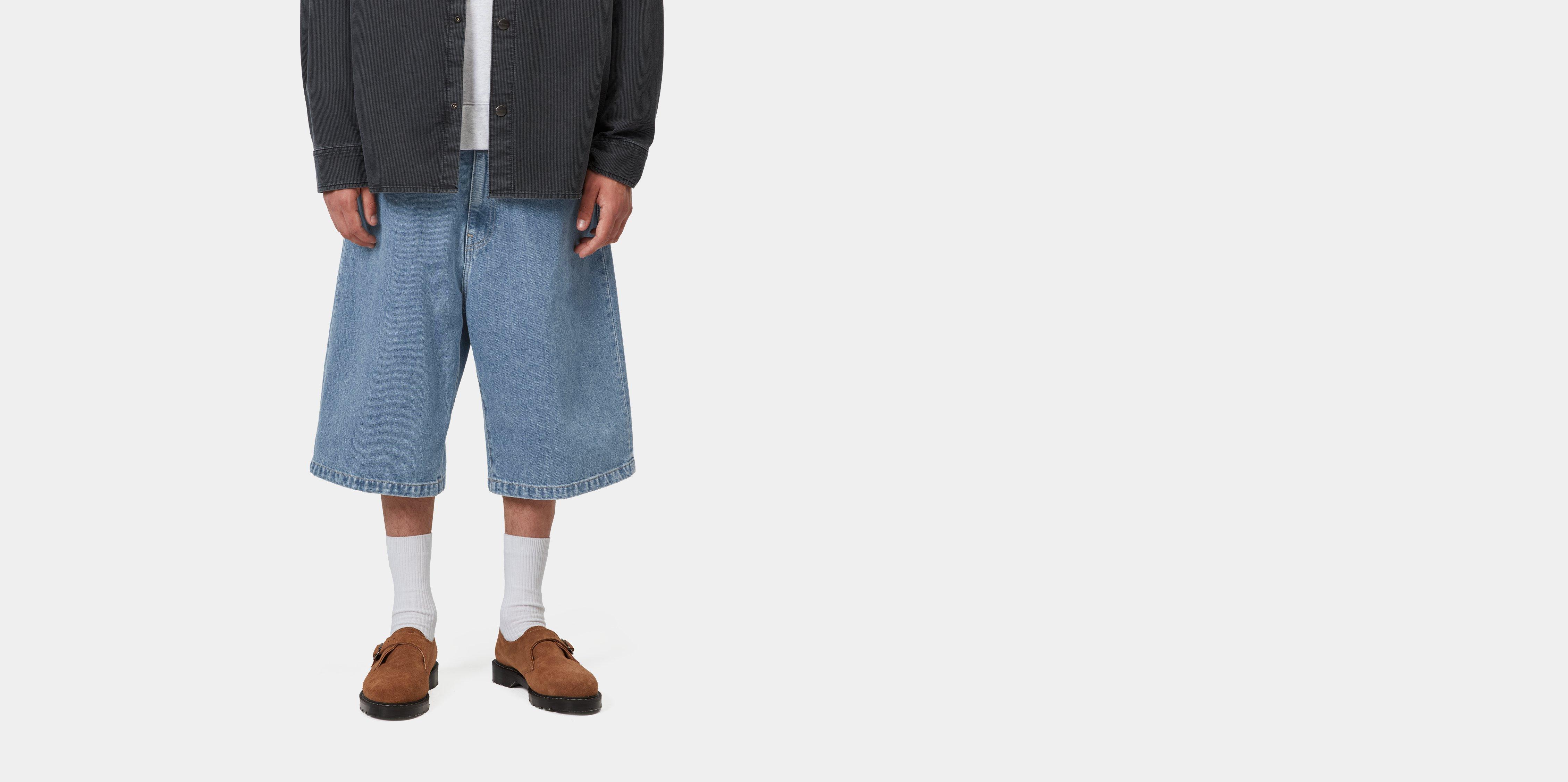 Carhartt WIP Langdon Short Blue stone bleached | 27 | Men