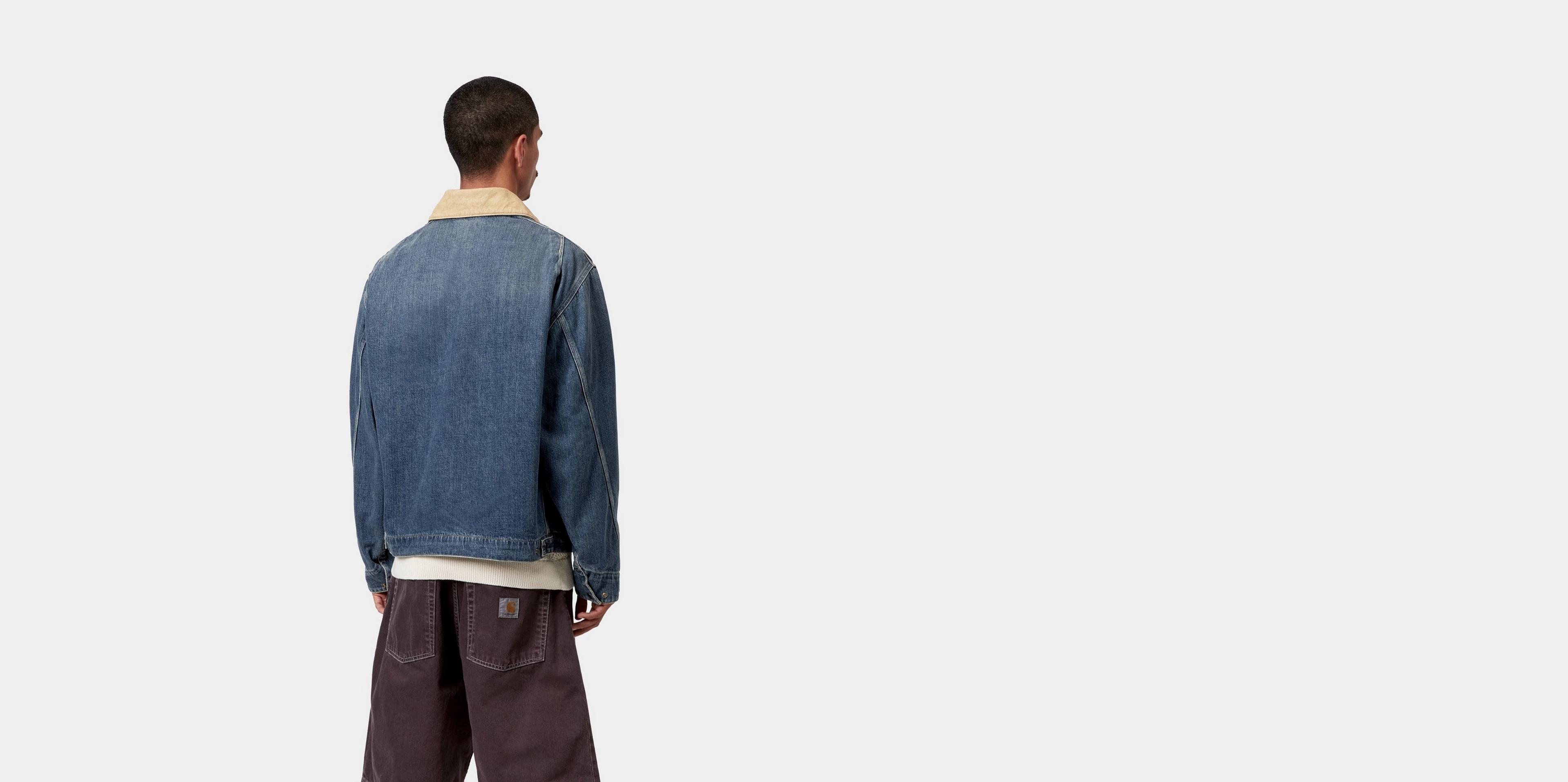 Carhartt WIP OG Detroit Jacket, Blue / Dusty H Brown | Official