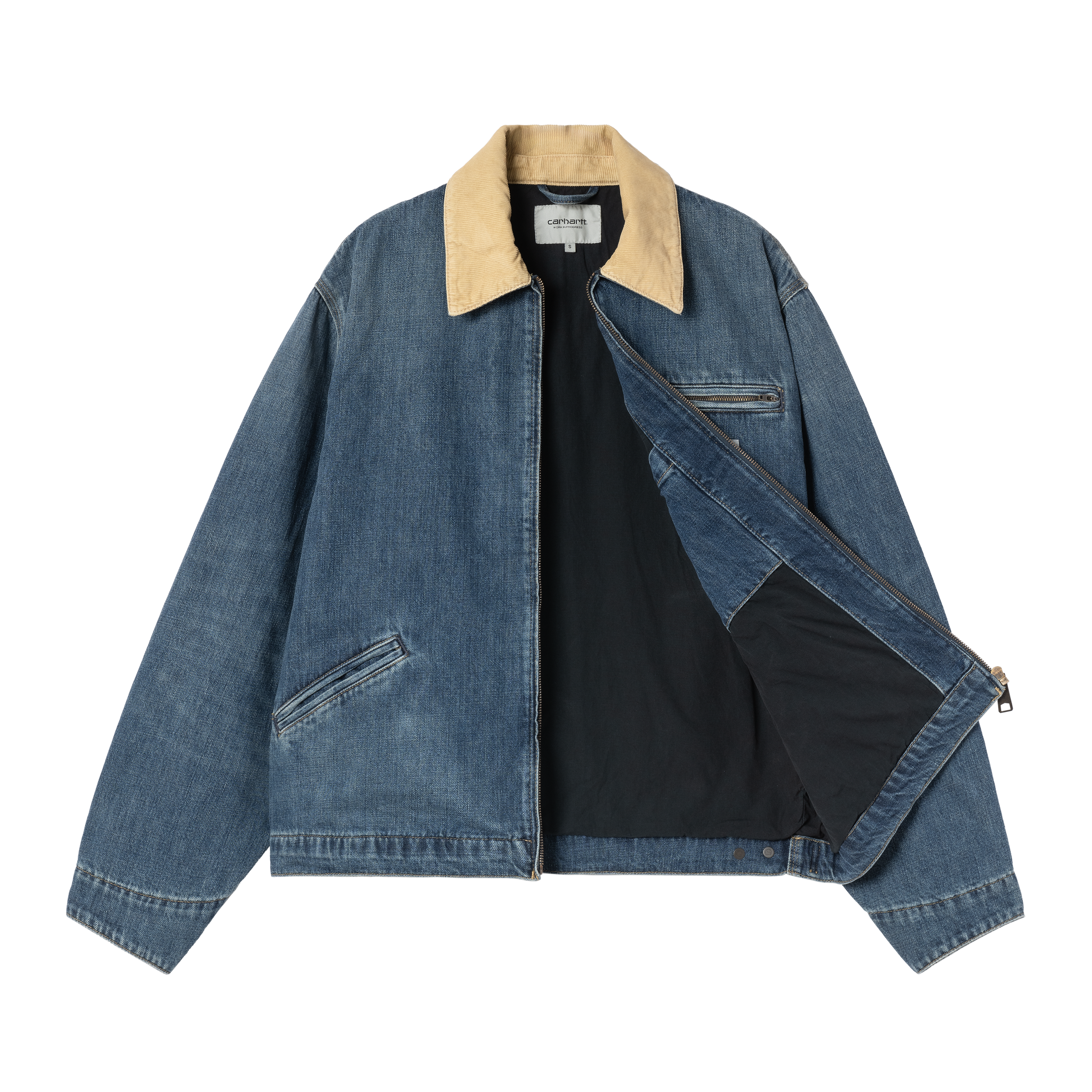 Carhartt WIP OG Detroit Jacket, Blue / Dusty H Brown | Official