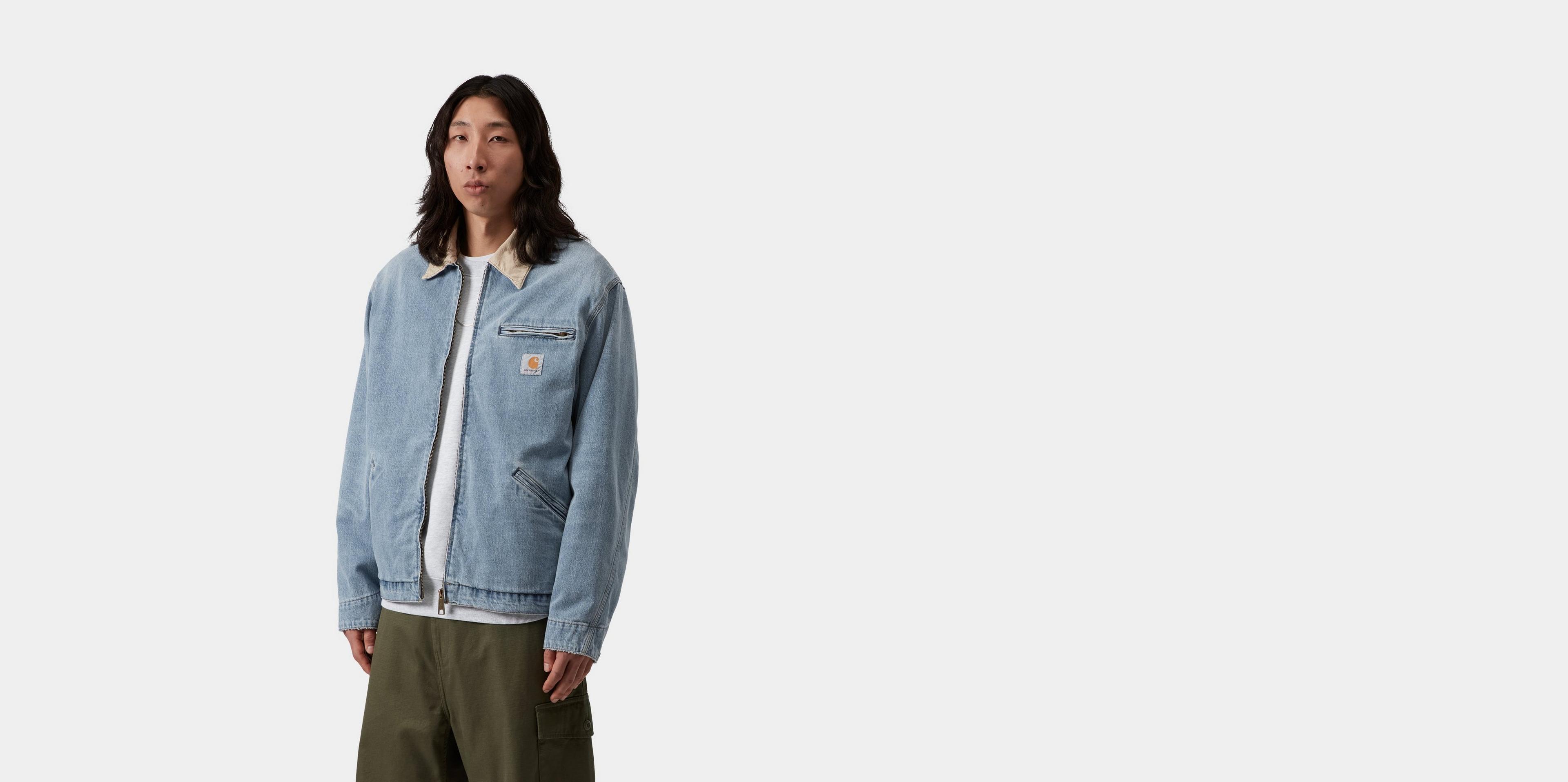 Carhartt WIP OG Detroit Jacket, Blue / Dusty H Brown | Official
