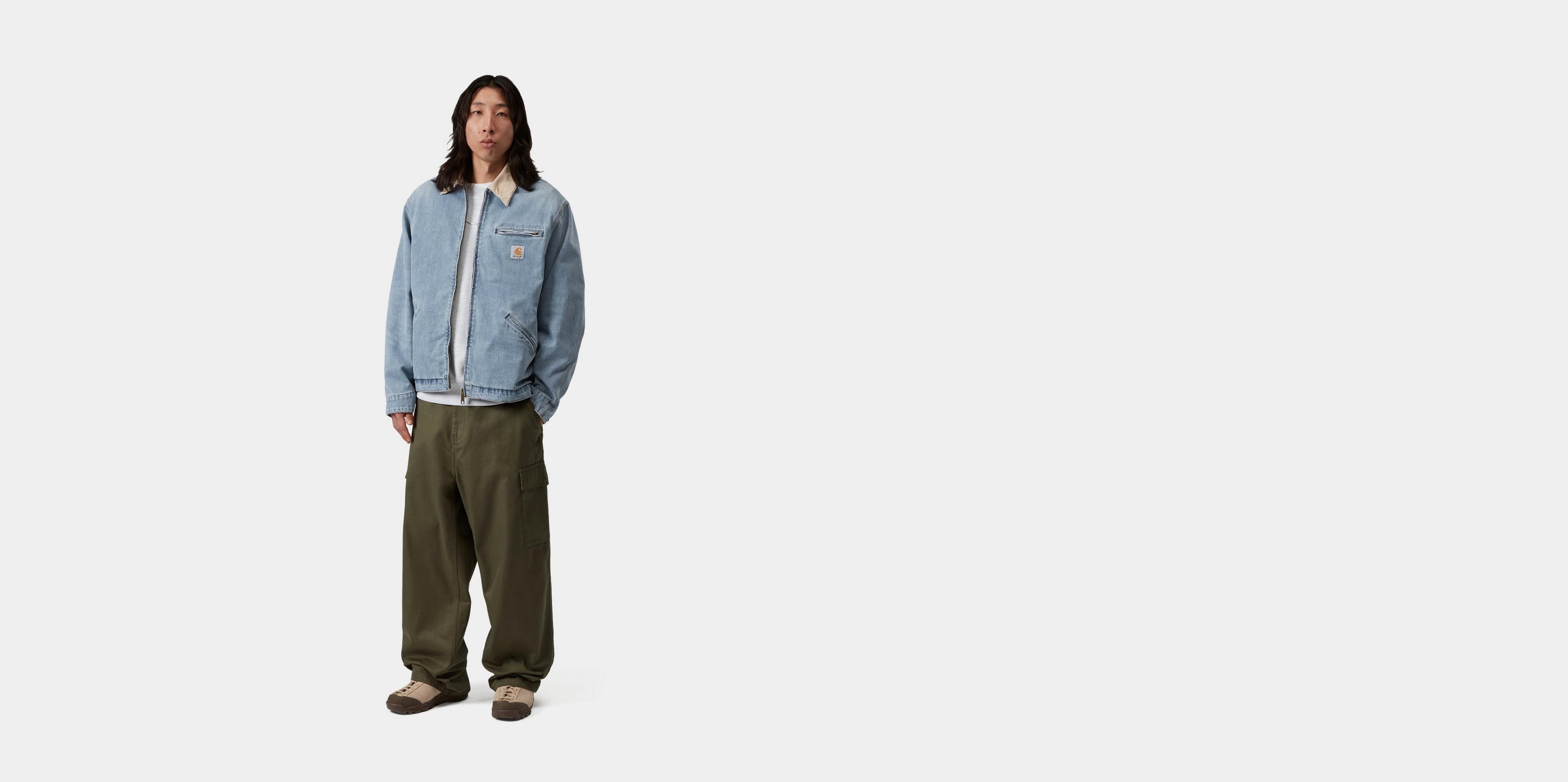 Carhartt WIP OG Detroit Jacket, Blue / Dusty H Brown | Official