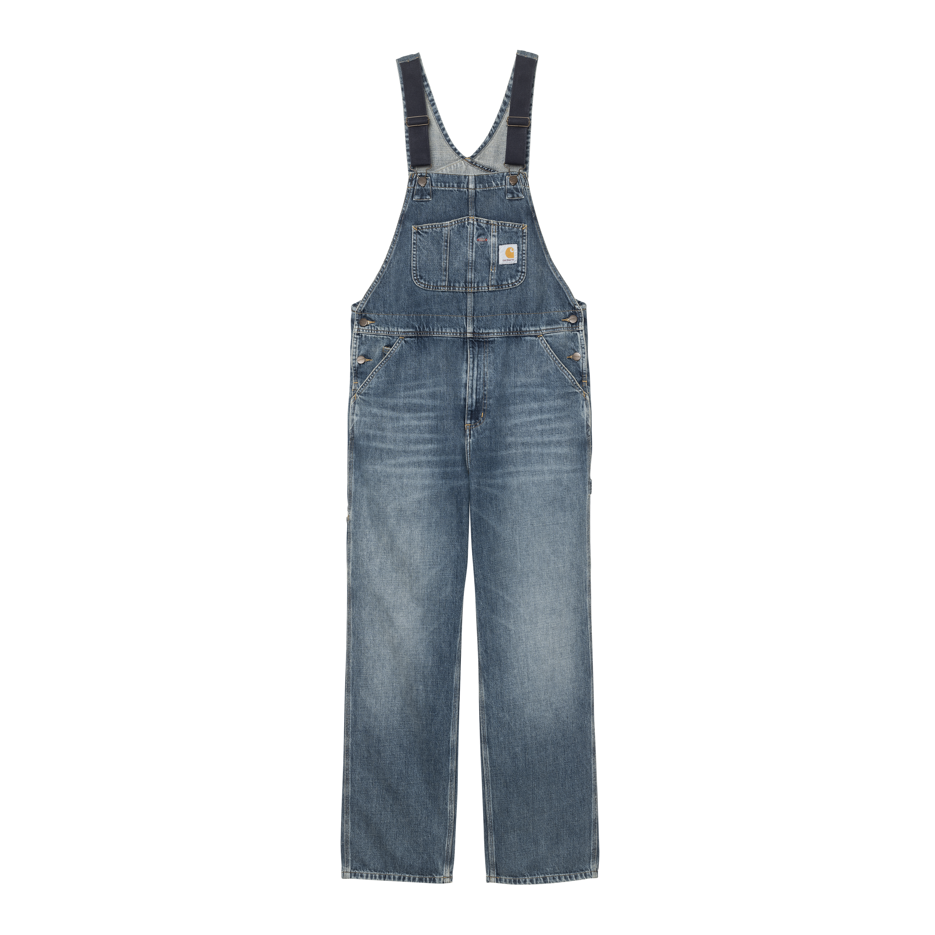 Carhartt WIP Bib Overall Blue dark used wash | 38/32 | Men