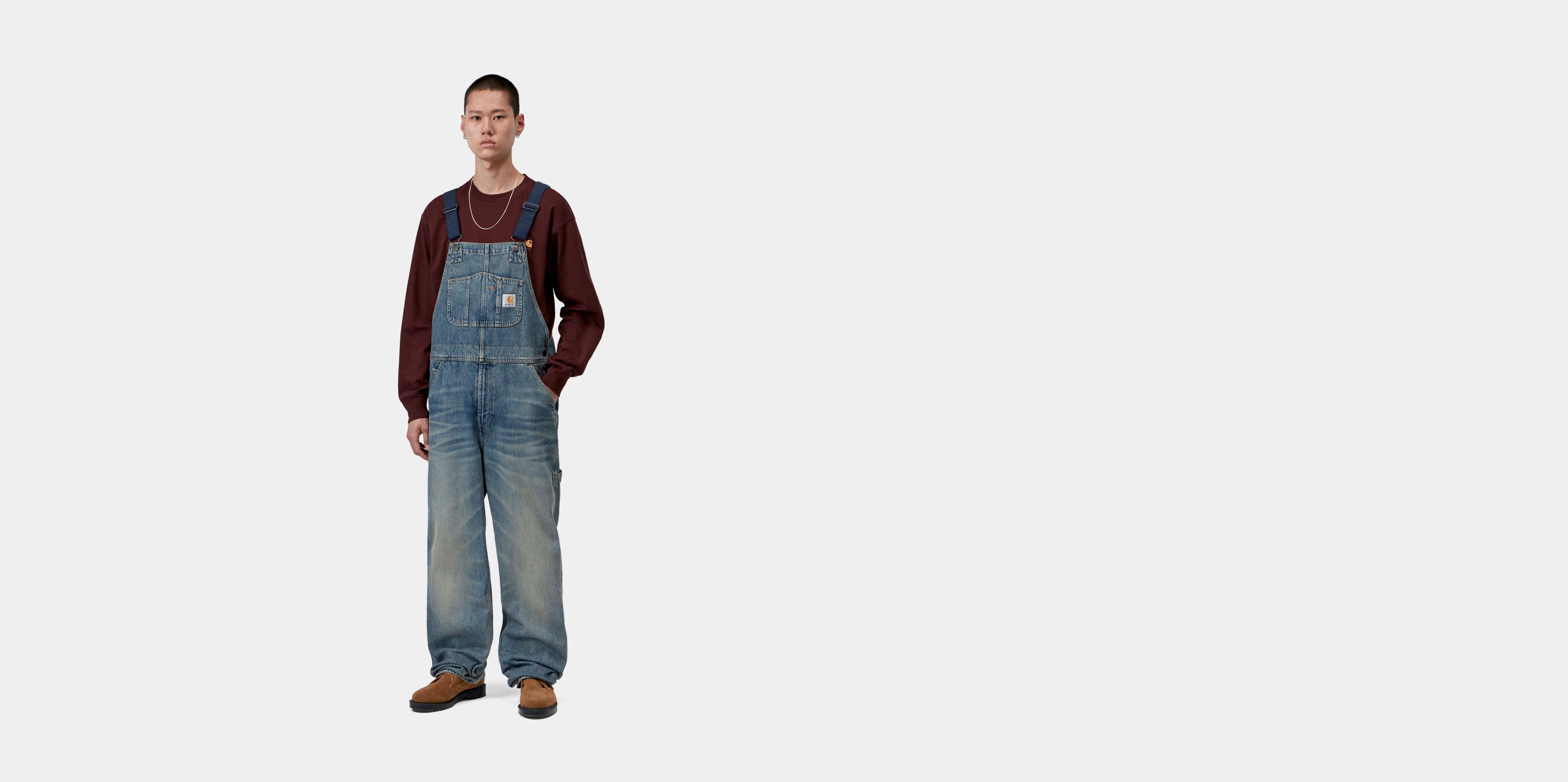 Carhartt WIP Bib Overall Blue worn used wash | 40/32 | Men