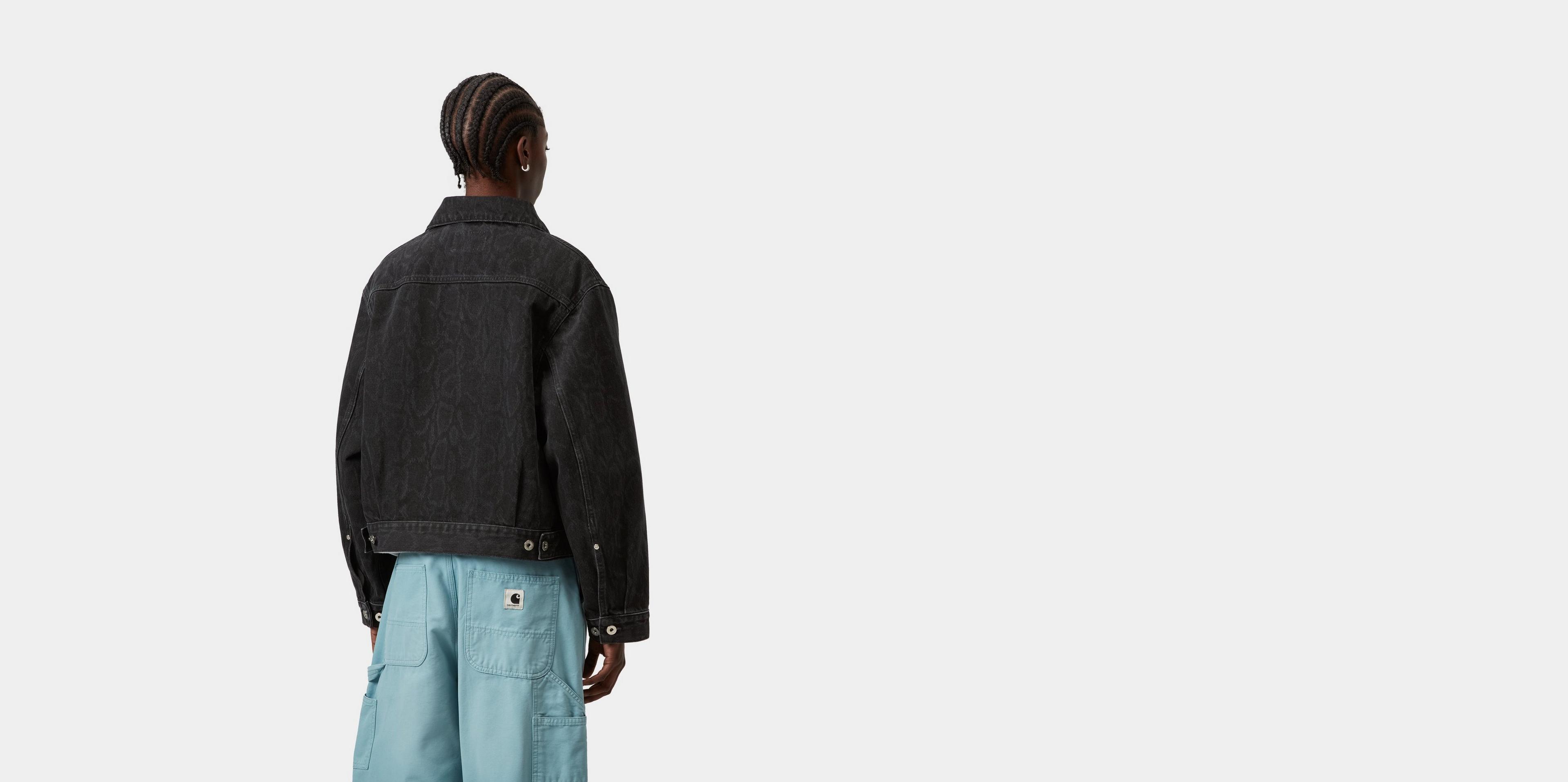 Carhartt WIP Women's Belmar Jacket, Snake Camo, Black | Official
