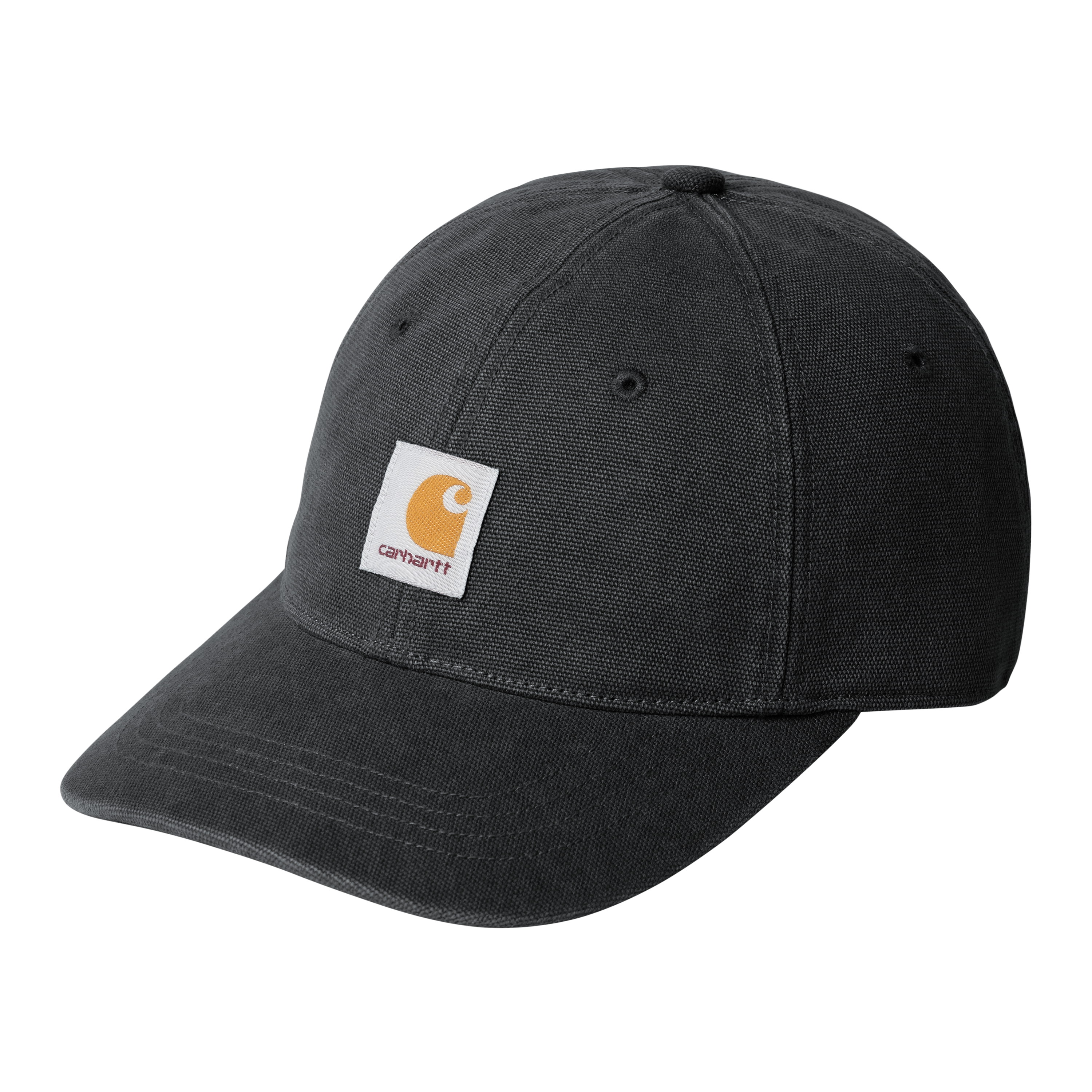Carhartt WIP Canvas Cap Black stone washed