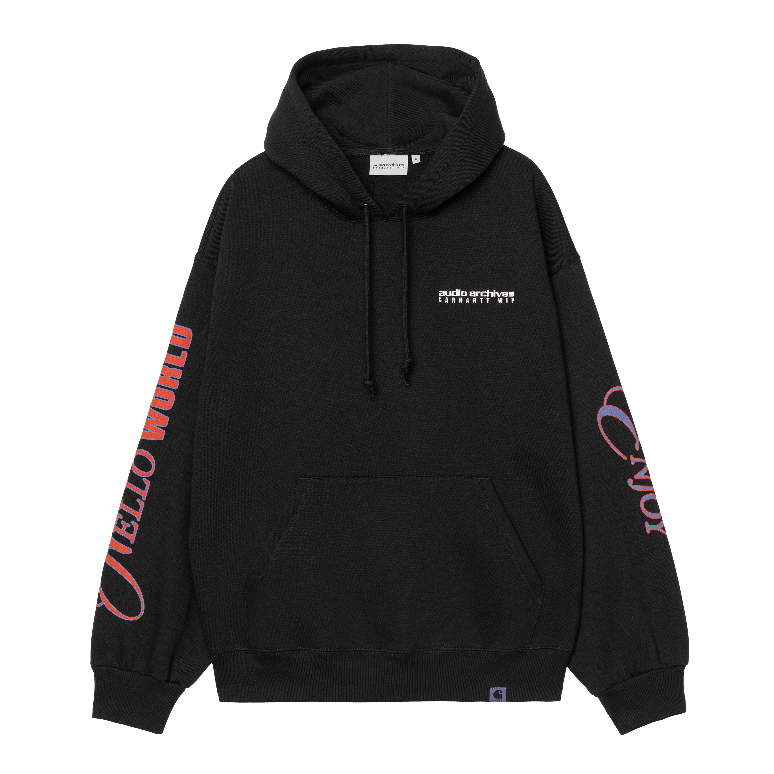 Carhartt WIP Audio Archives WIP Hooded Sweatshirt, Black