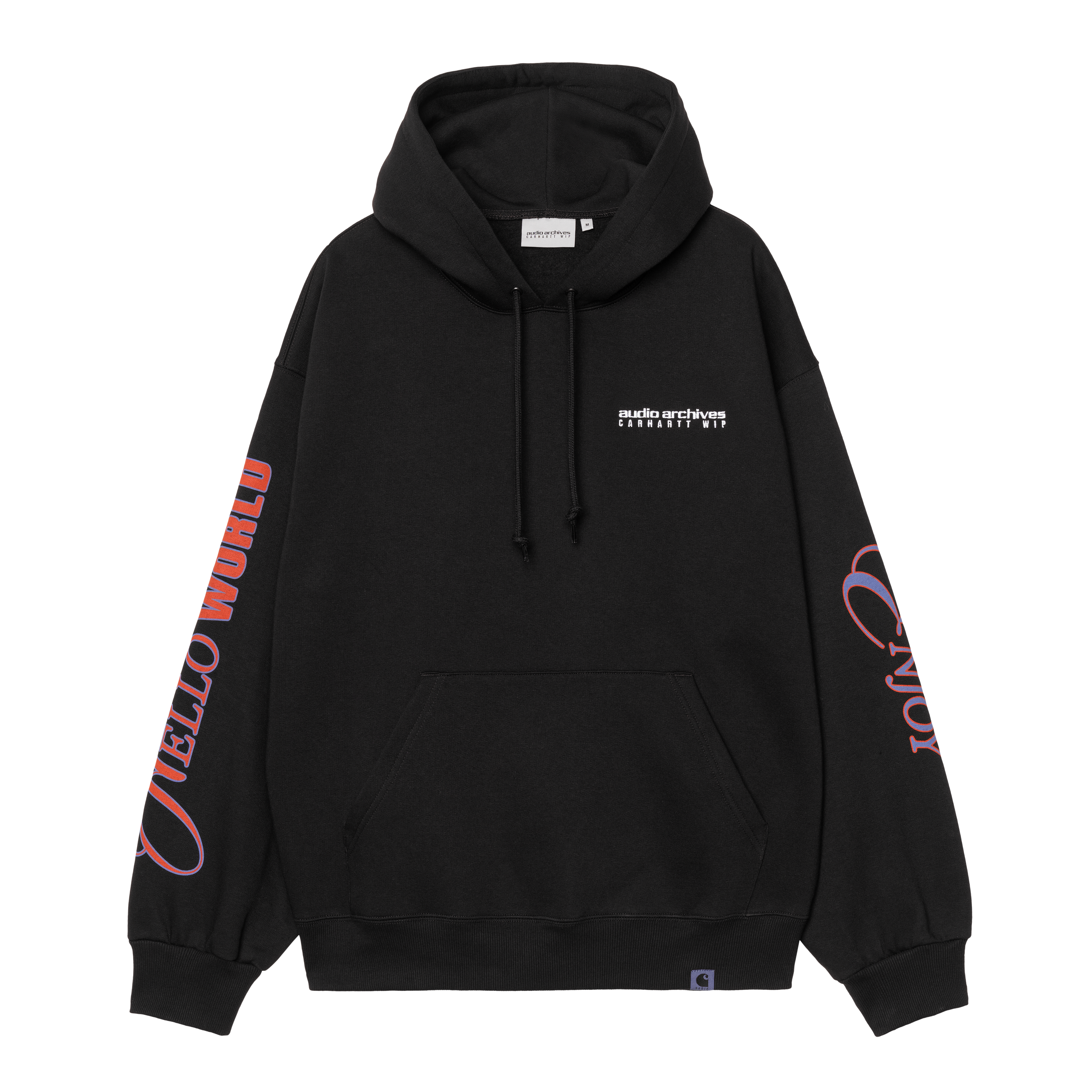 アート・デザイン・音楽 The Carhartt WIP Archives Carhartt WIP Audio Archives WIP Hooded Sweatshirt, Black