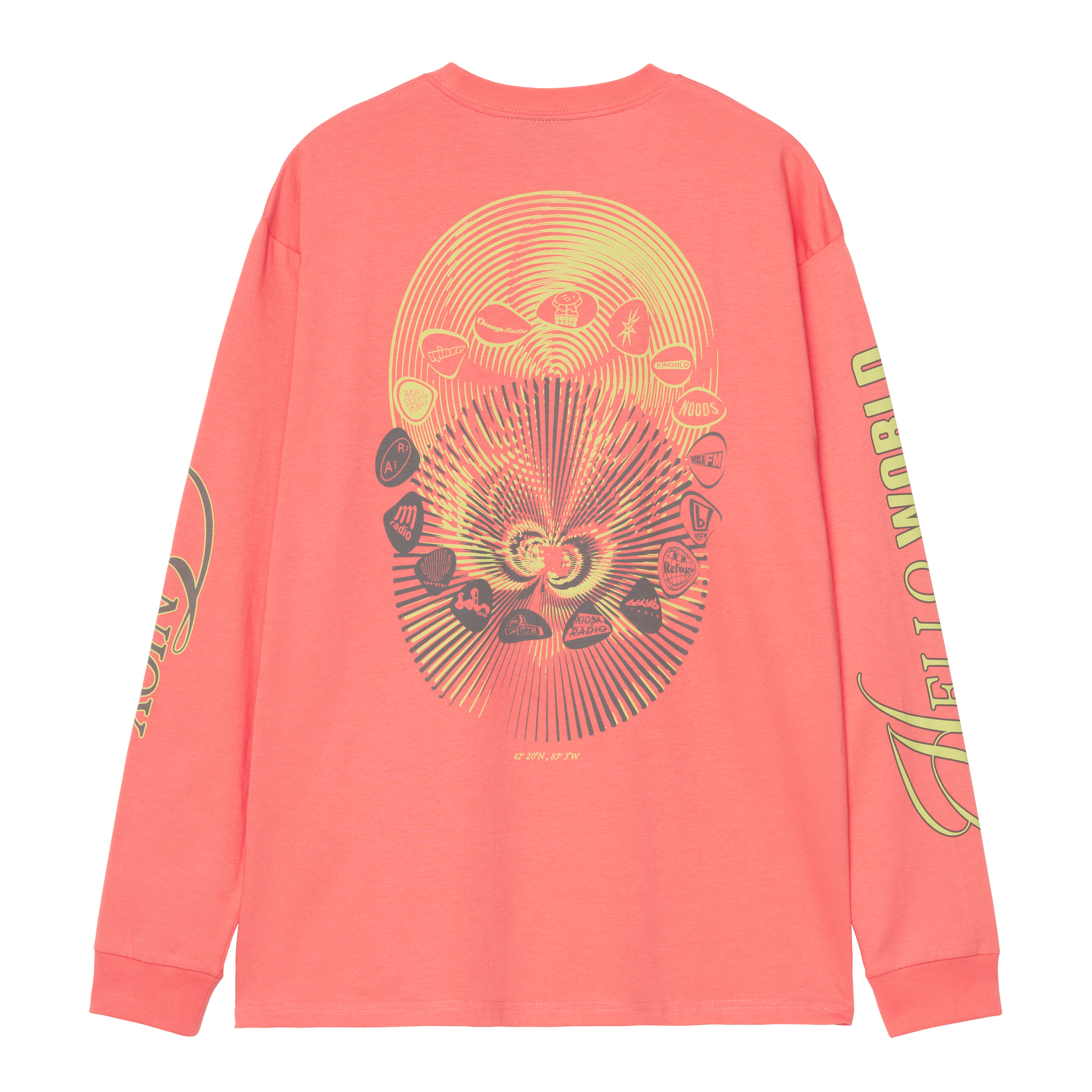 Carhartt WIP Audio Archives WIP L/S T-Shirt, Audio Archives Orange