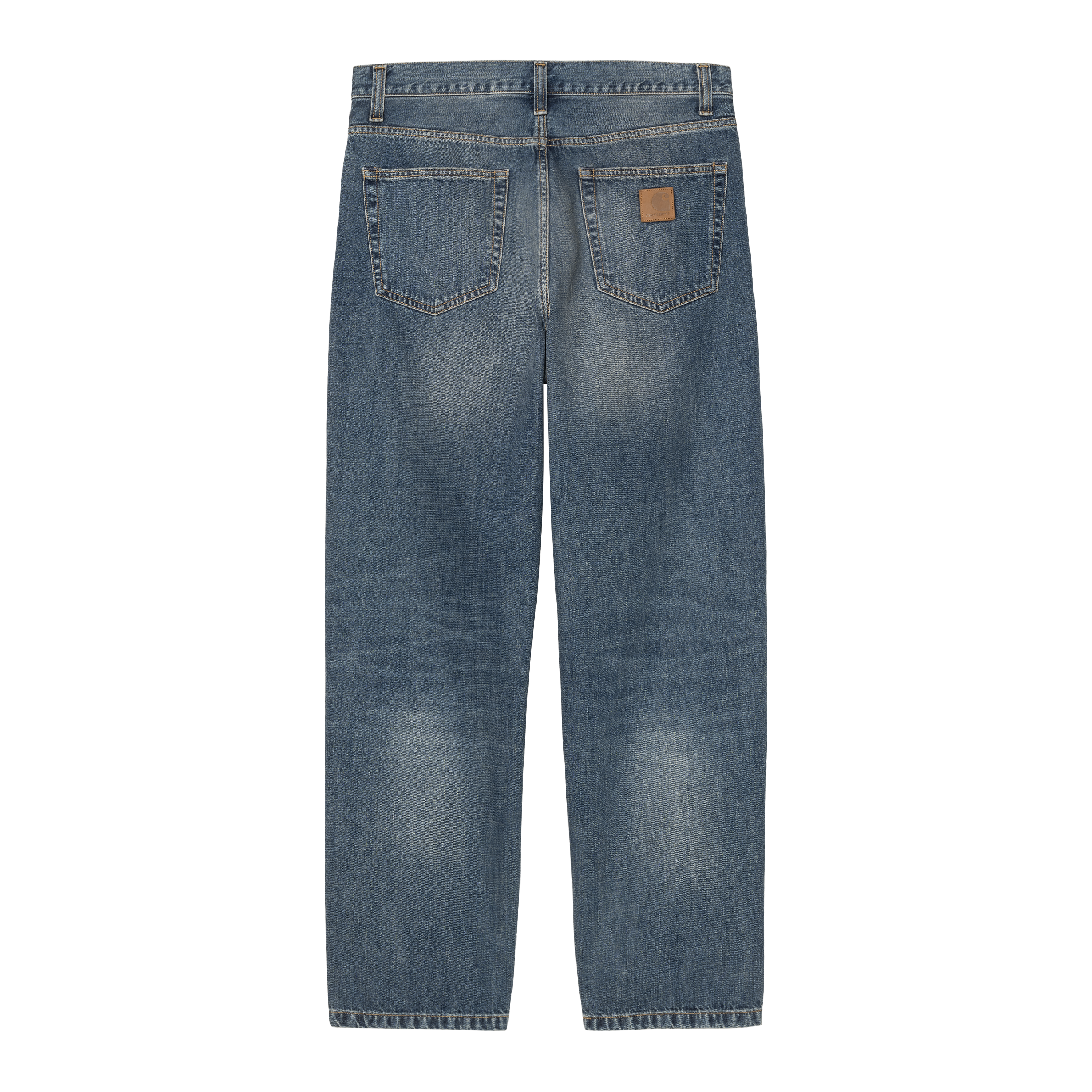 Carhartt WIP Aaron Pant Blue dark used wash | 30 | Men