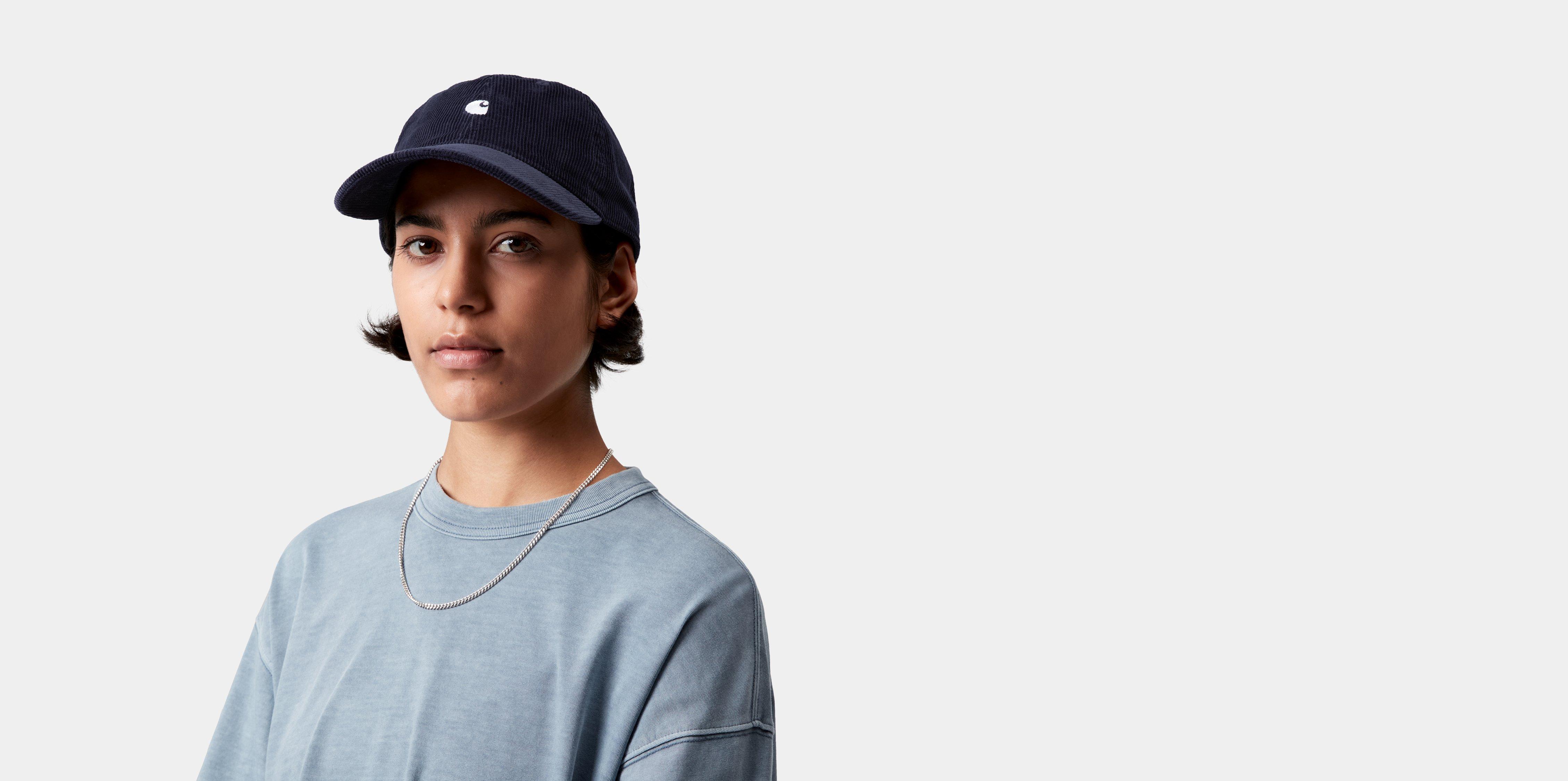 Carhartt WIP Harlem Cap Dark Navy / White | blue