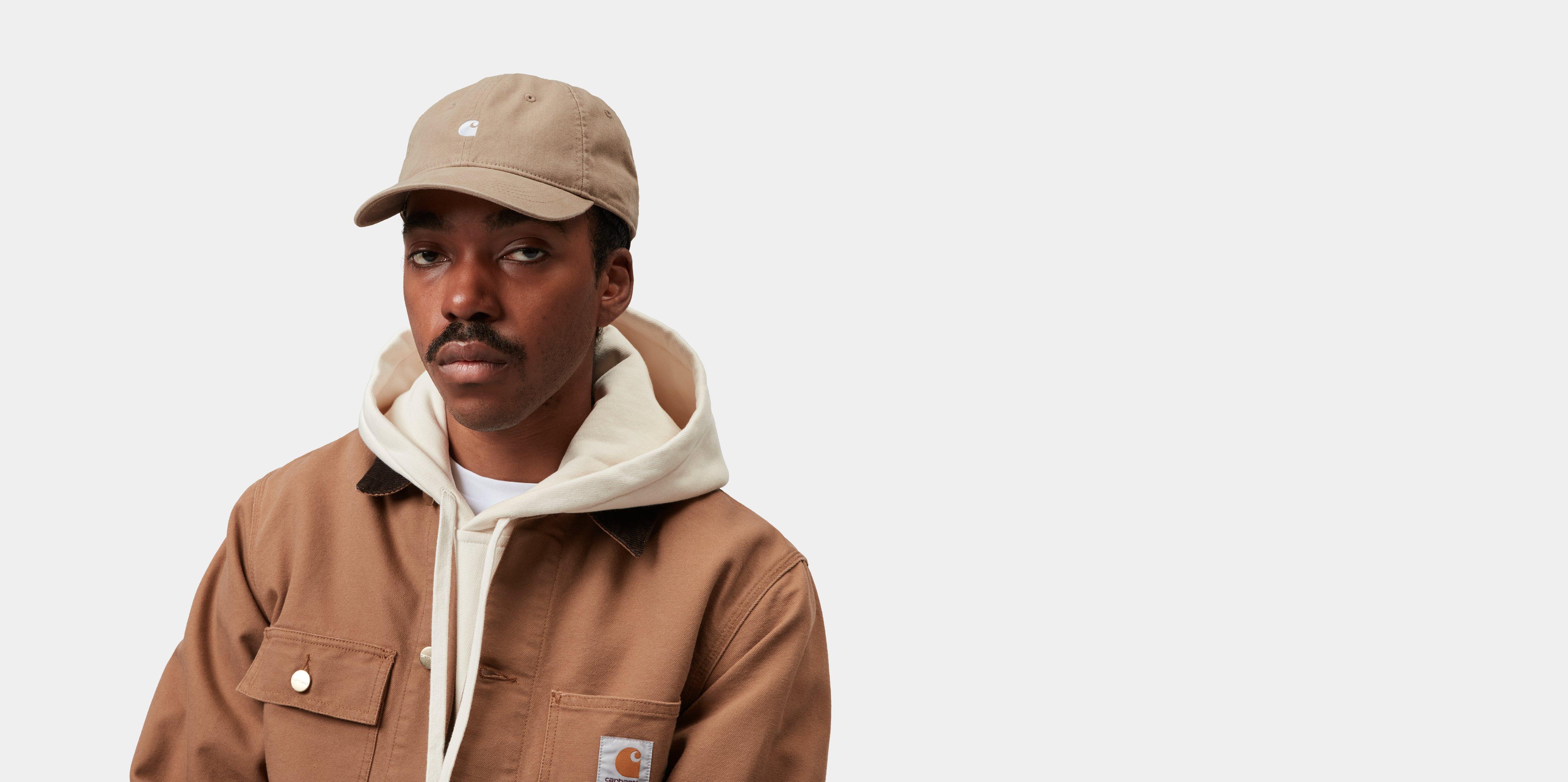 Carhartt WIP Madison Logo Cap Leather / White | beige|brown