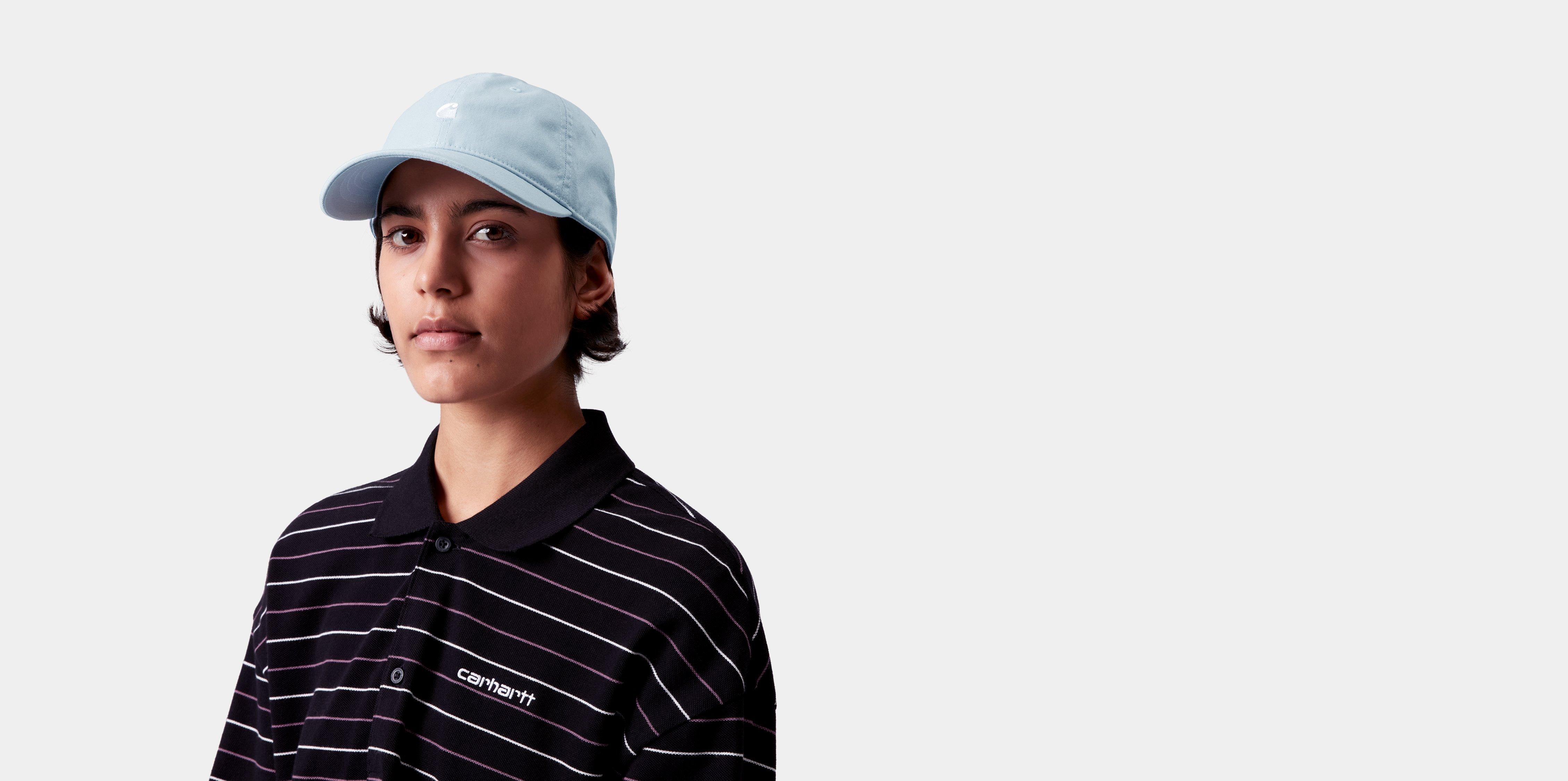 Carhartt WIP Madison Logo Cap Tourmaline / White | blue