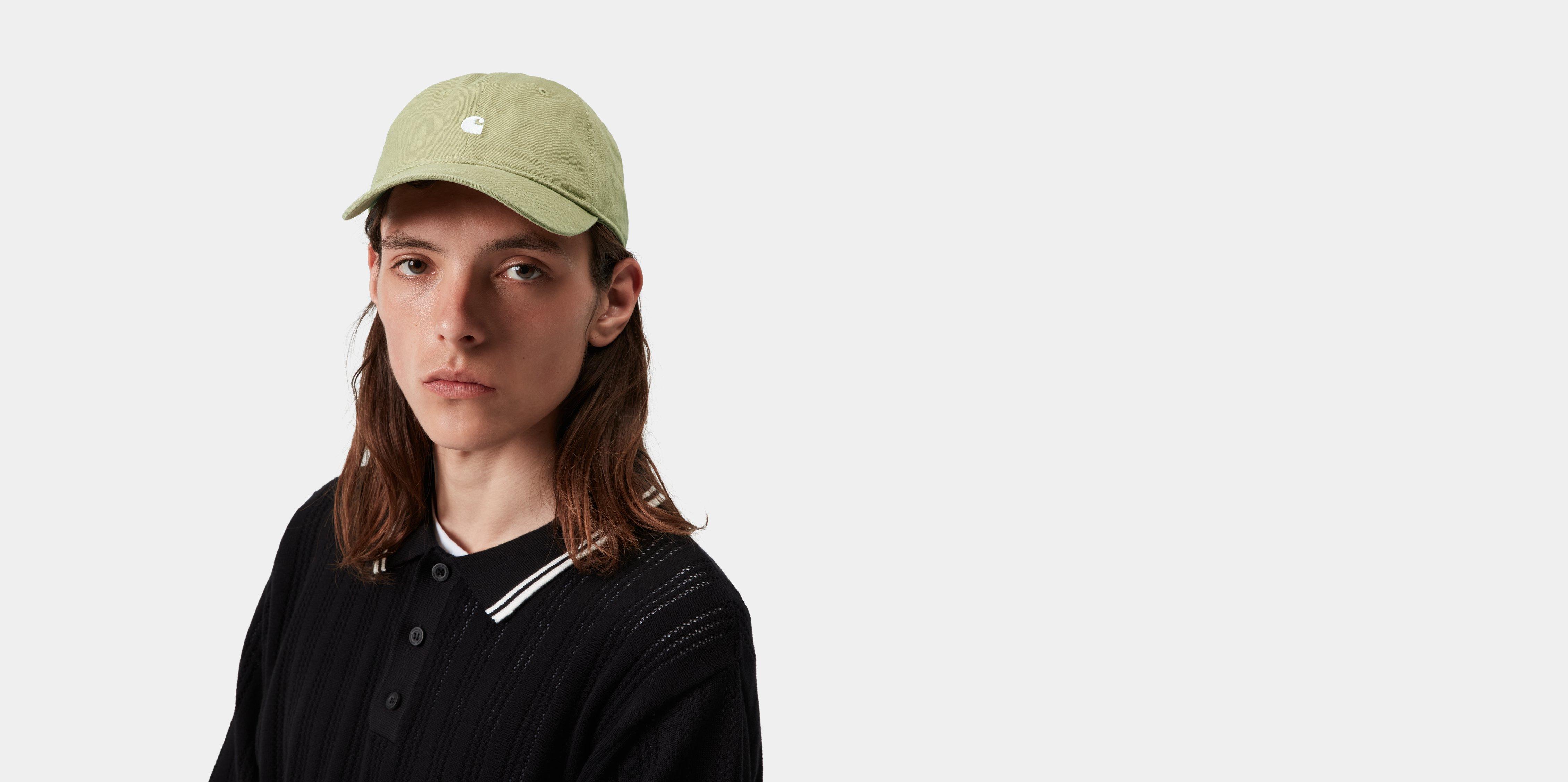 Carhartt WIP Madison Logo Cap Gentle Green / White