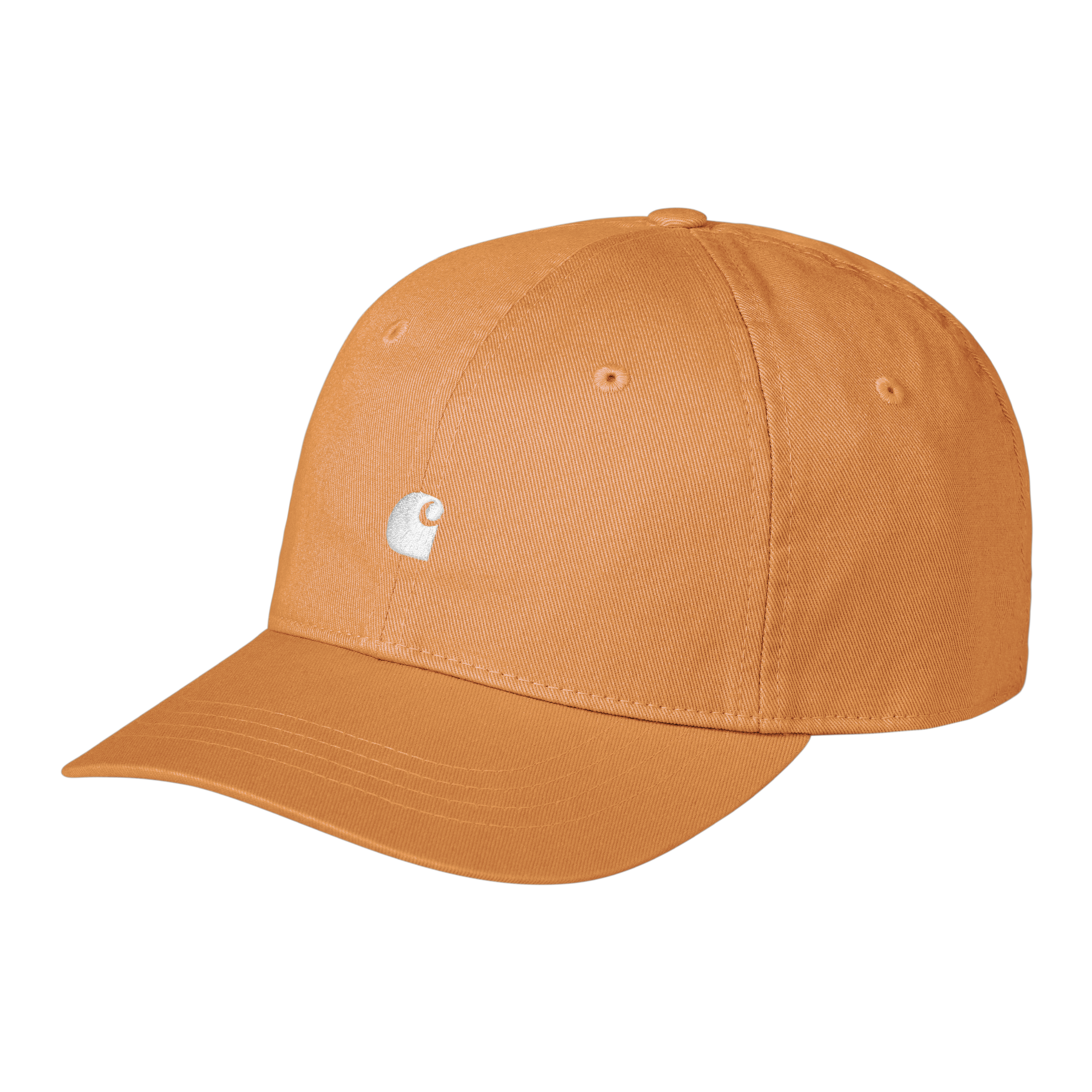 Carhartt WIP Madison Logo Cap, Gentle Orange / White | Official