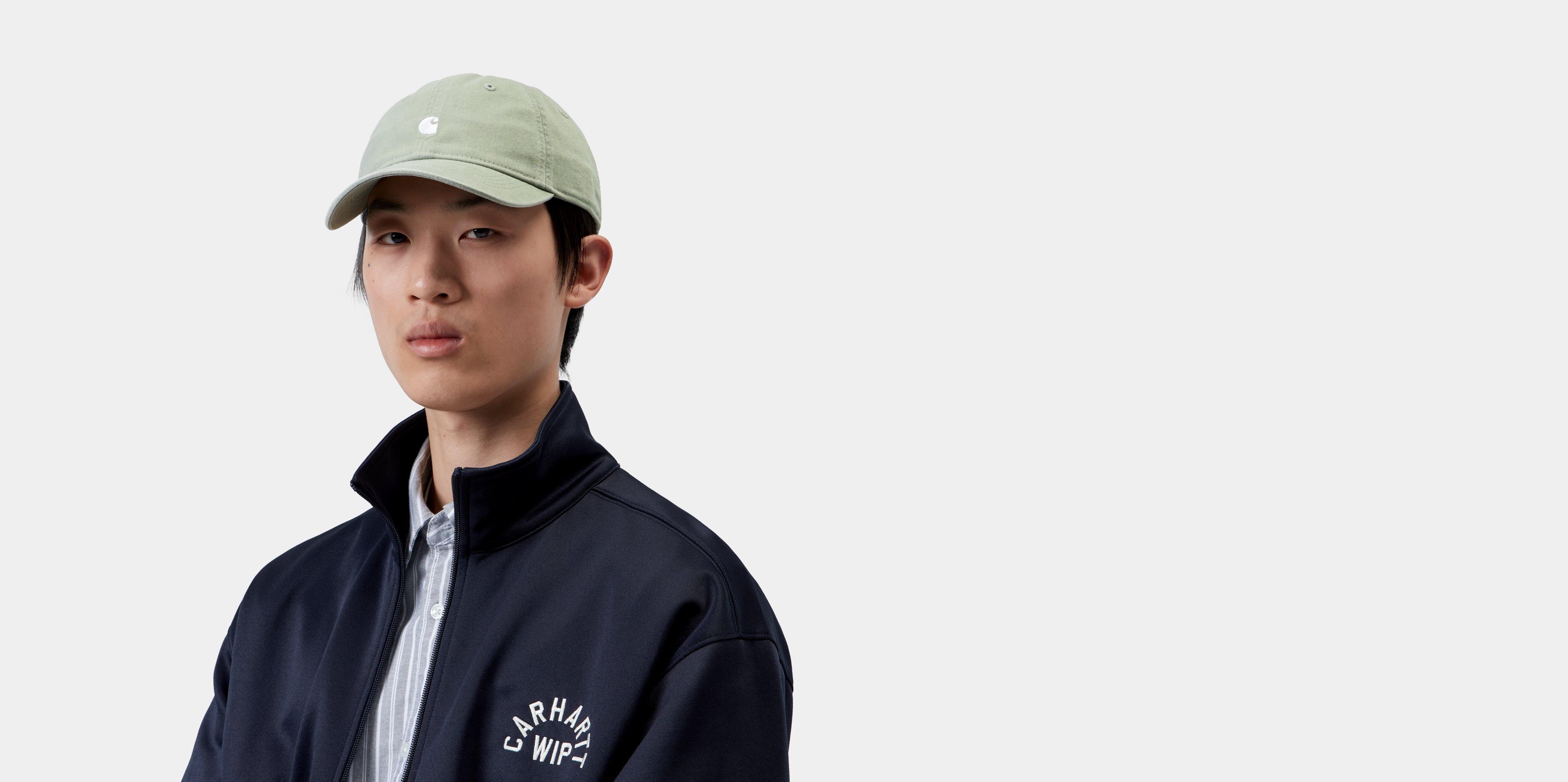 Carhartt WIP Madison Logo Cap Shady Green / White