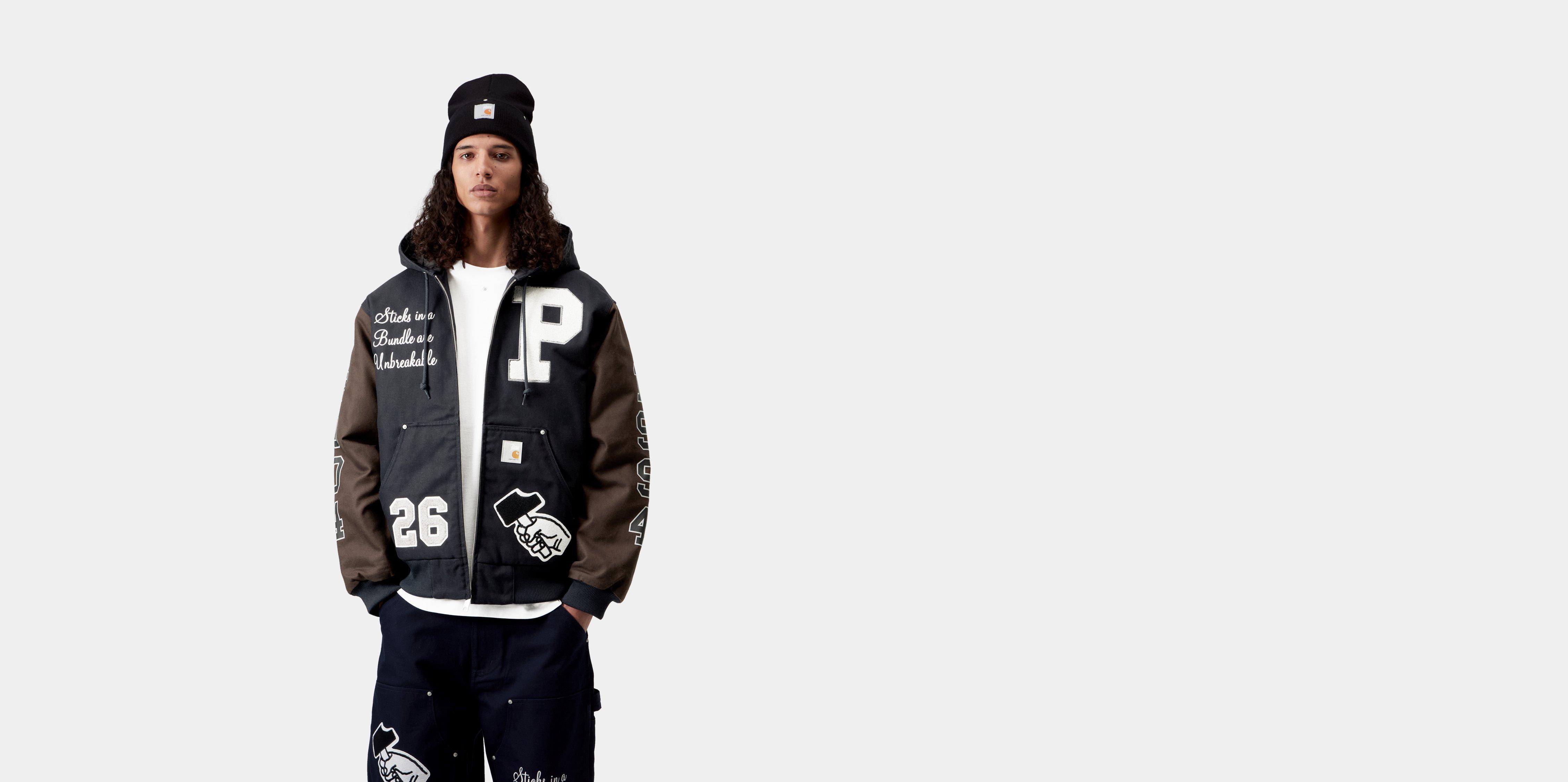 Carhartt WIP Patta OG Active Jacket Patta Dark Navy / Patta Tobacco | XS