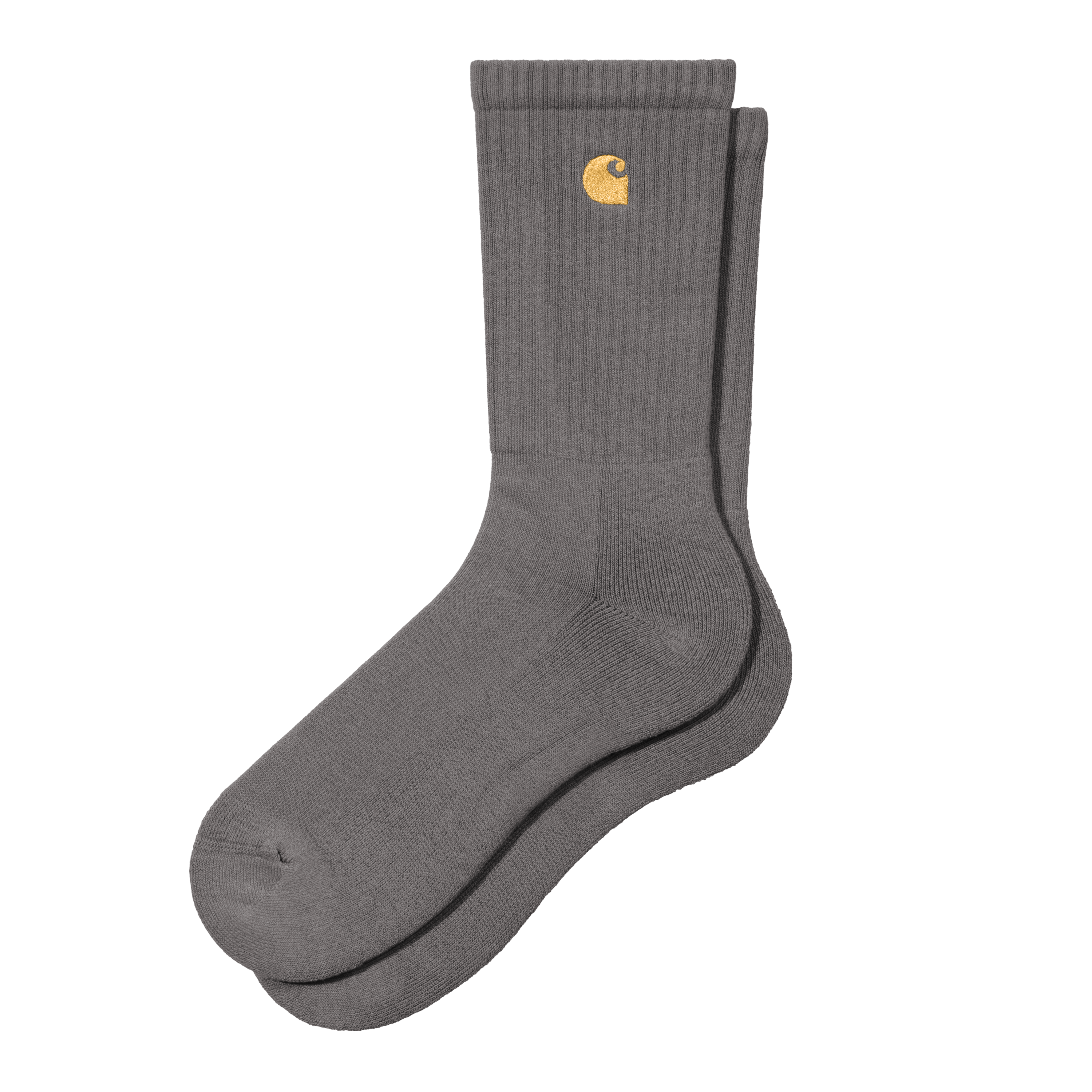 Carhartt WIP Chase Socks Porphyry / Gold | grey