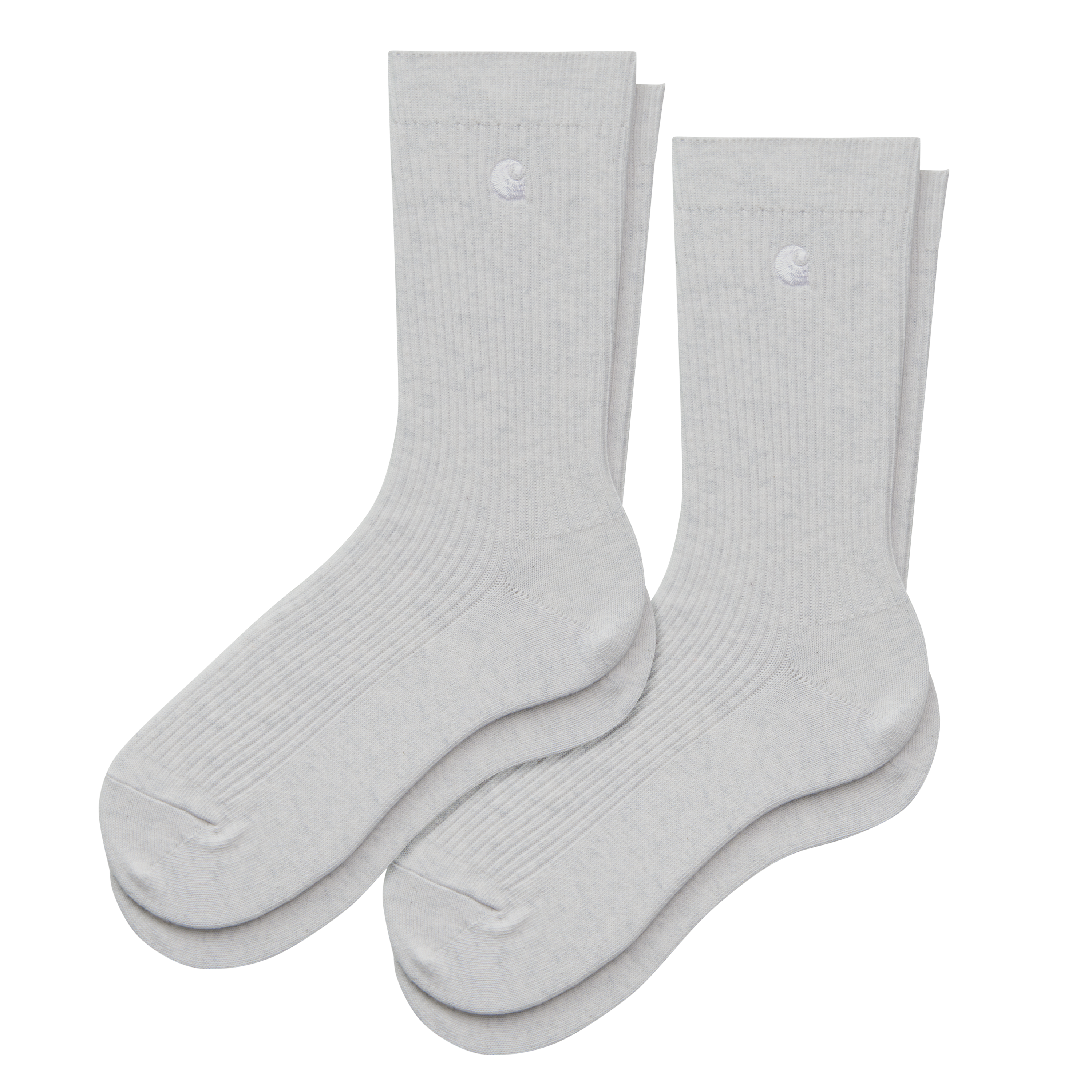 Carhartt WIP Madison Pack Socks Ash Heather / White + Ash Heather / White | grey