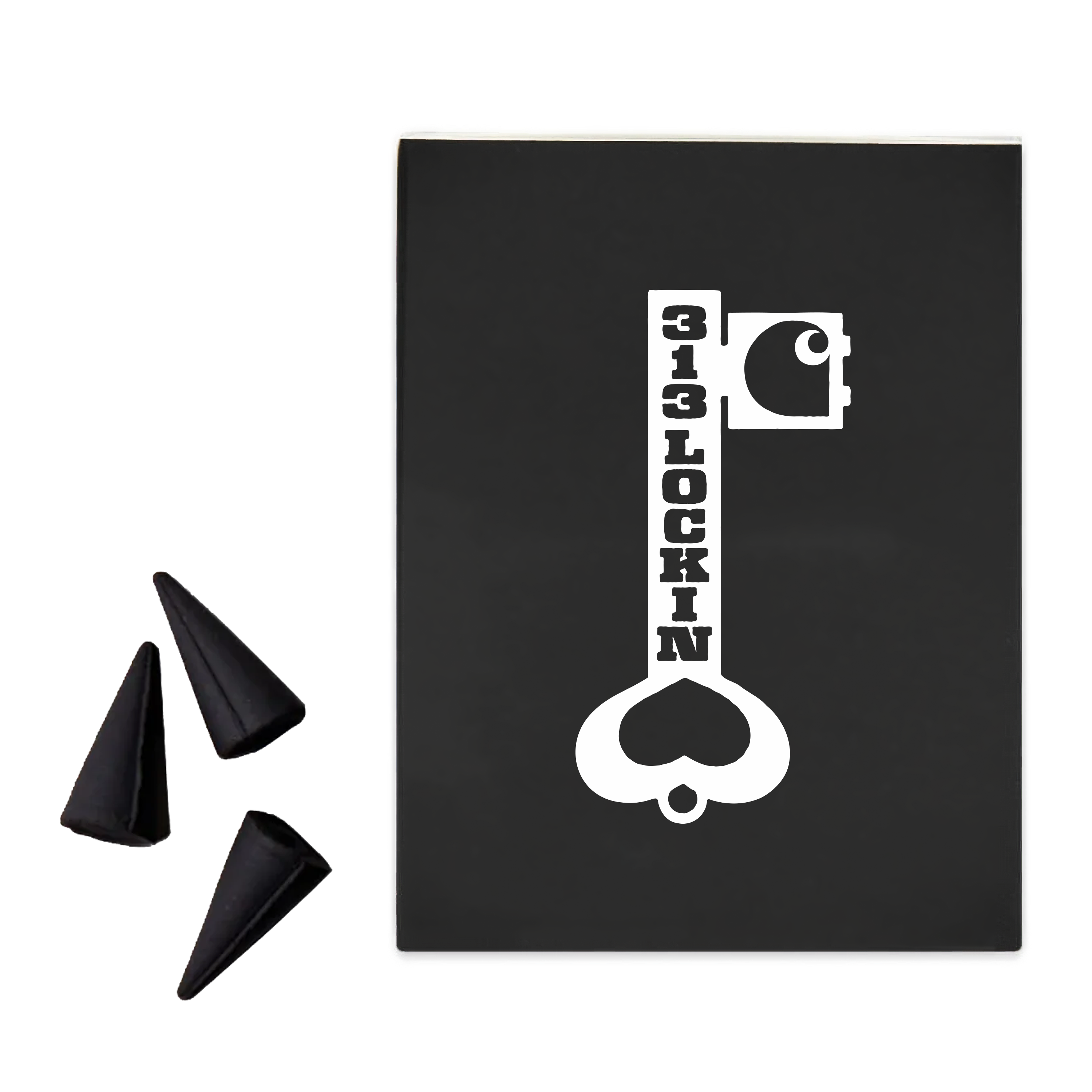 Carhartt WIP Locked Cone Incense White / Black