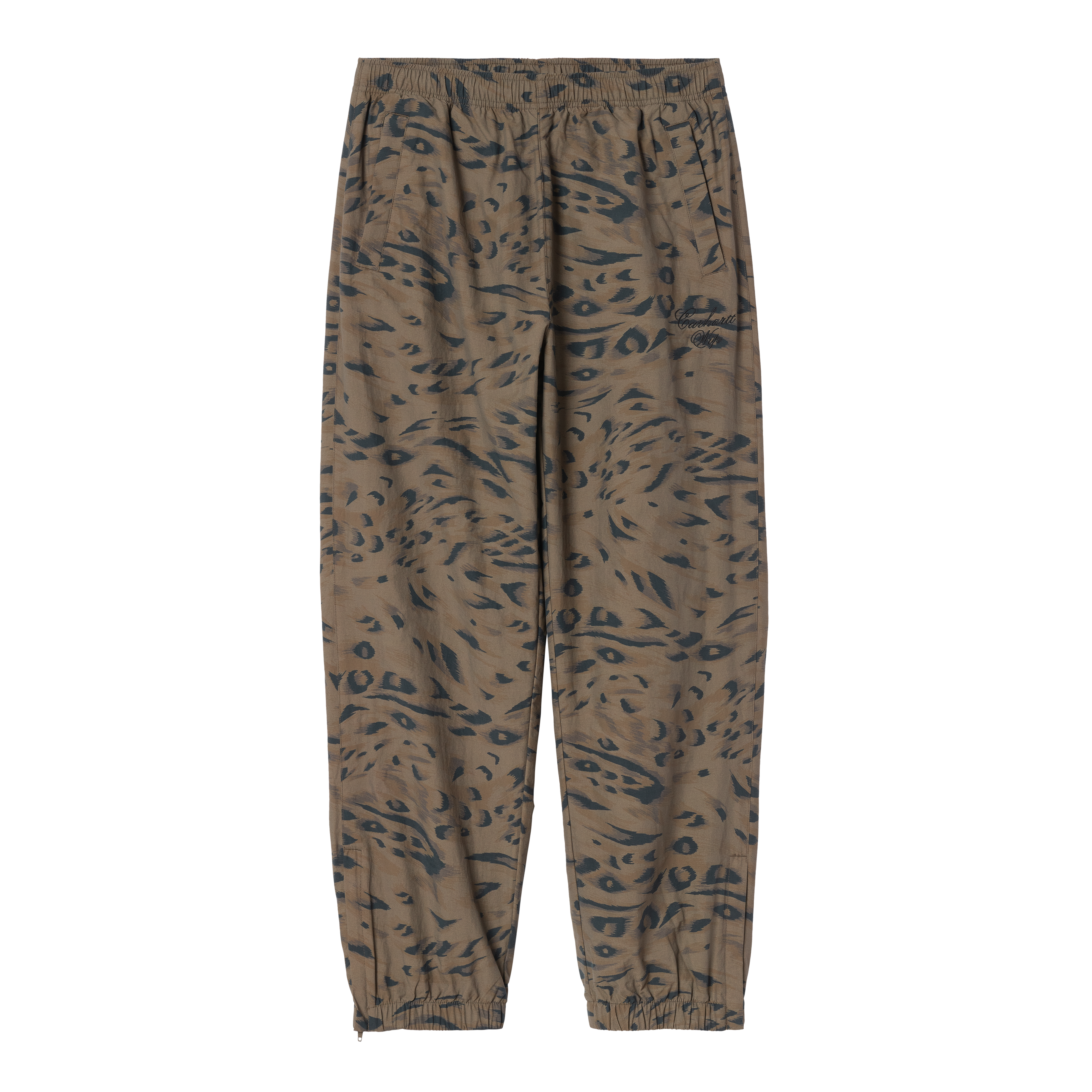 Carhartt WIP Fletcher Pant, Camo Feather Tree, Black | Official