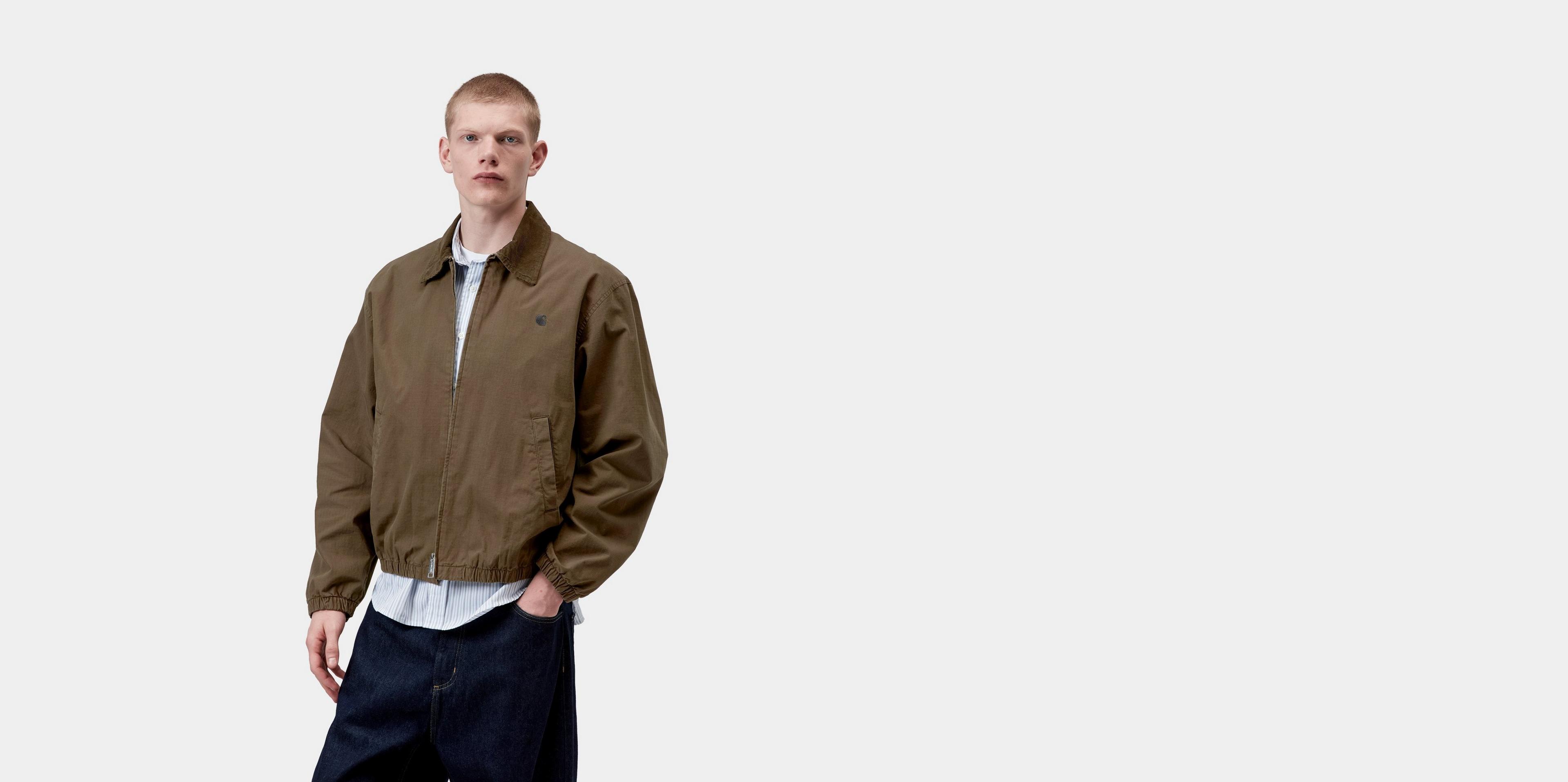 Carhartt WIP Madison Ripstop Jacket, Dark Beech / Black | Official