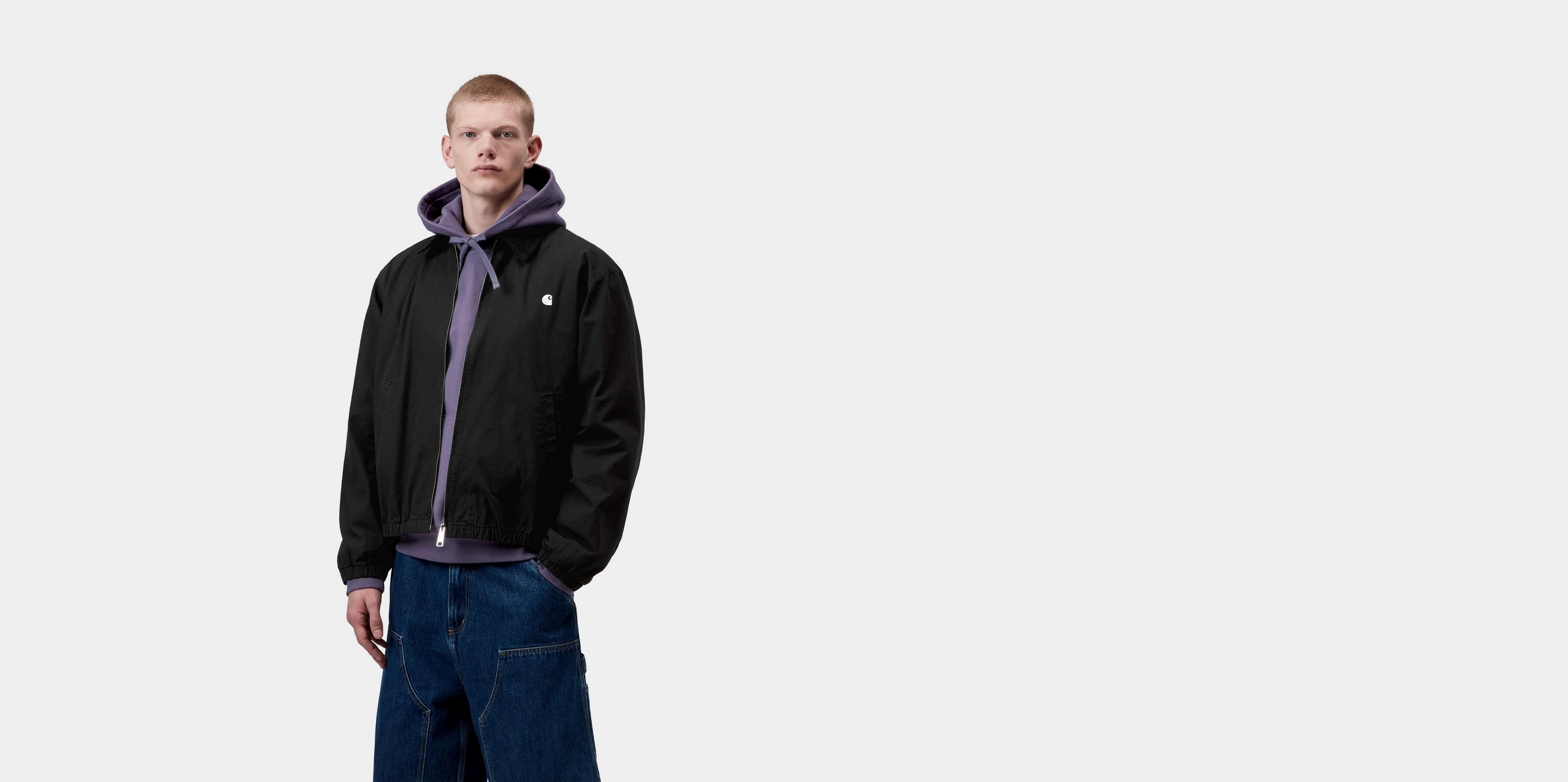 Carhartt WIP Madison Ripstop Jacket, Black / Wax | Official Online