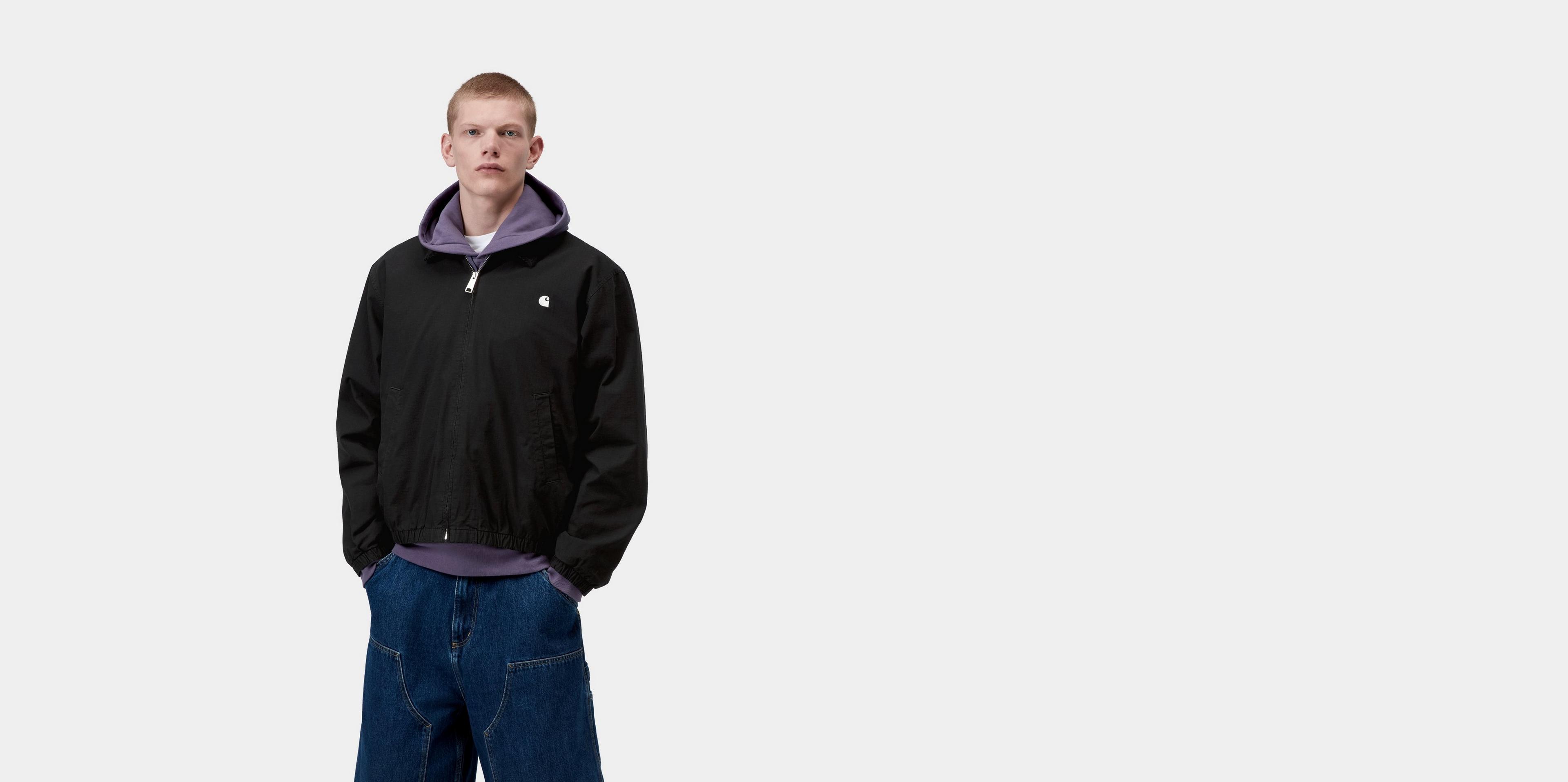Carhartt WIP Madison Ripstop Jacket, Black / Wax | Official Online