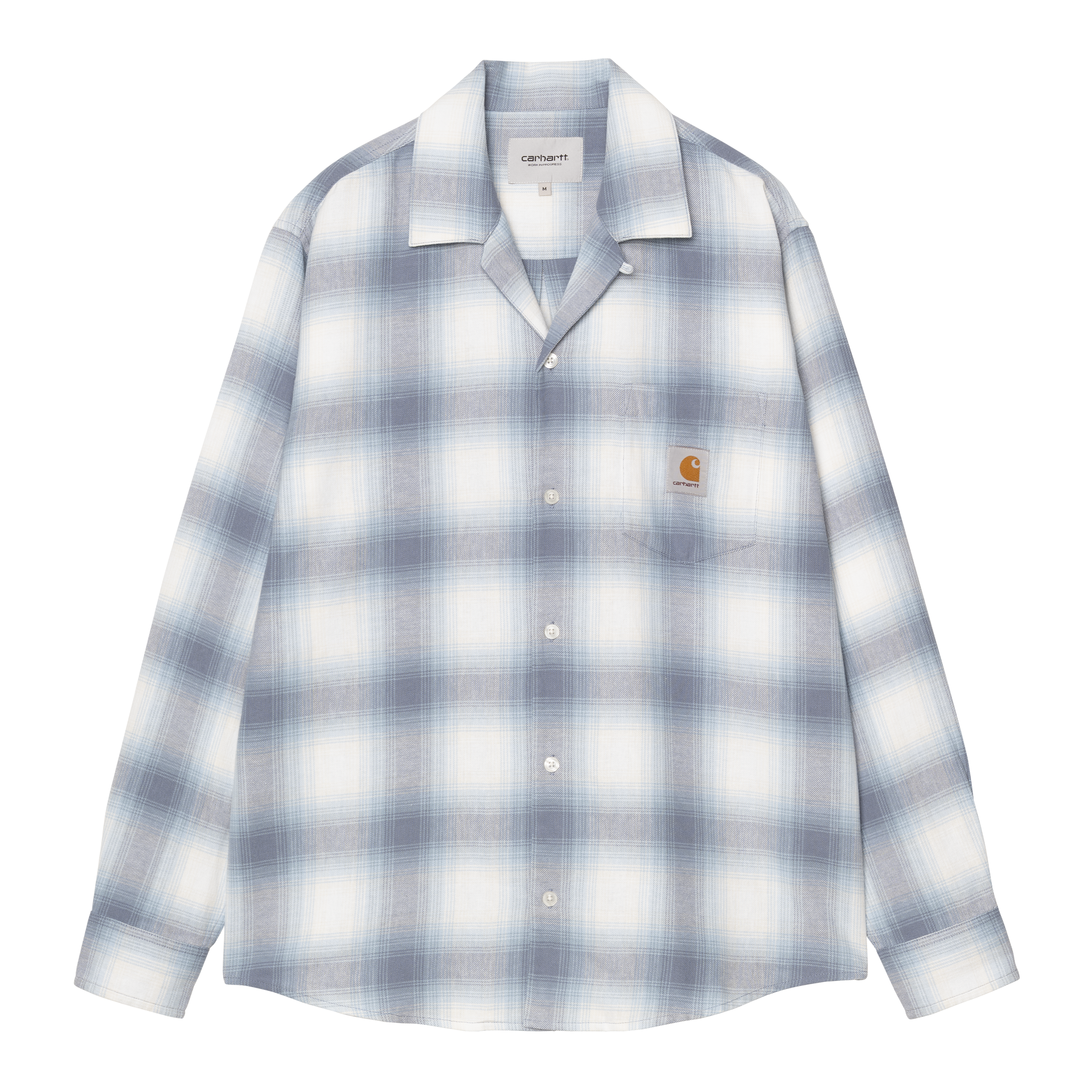 Carhartt WIP L/S Tyers Shirt, Tyers Check, Shady Blue | Official