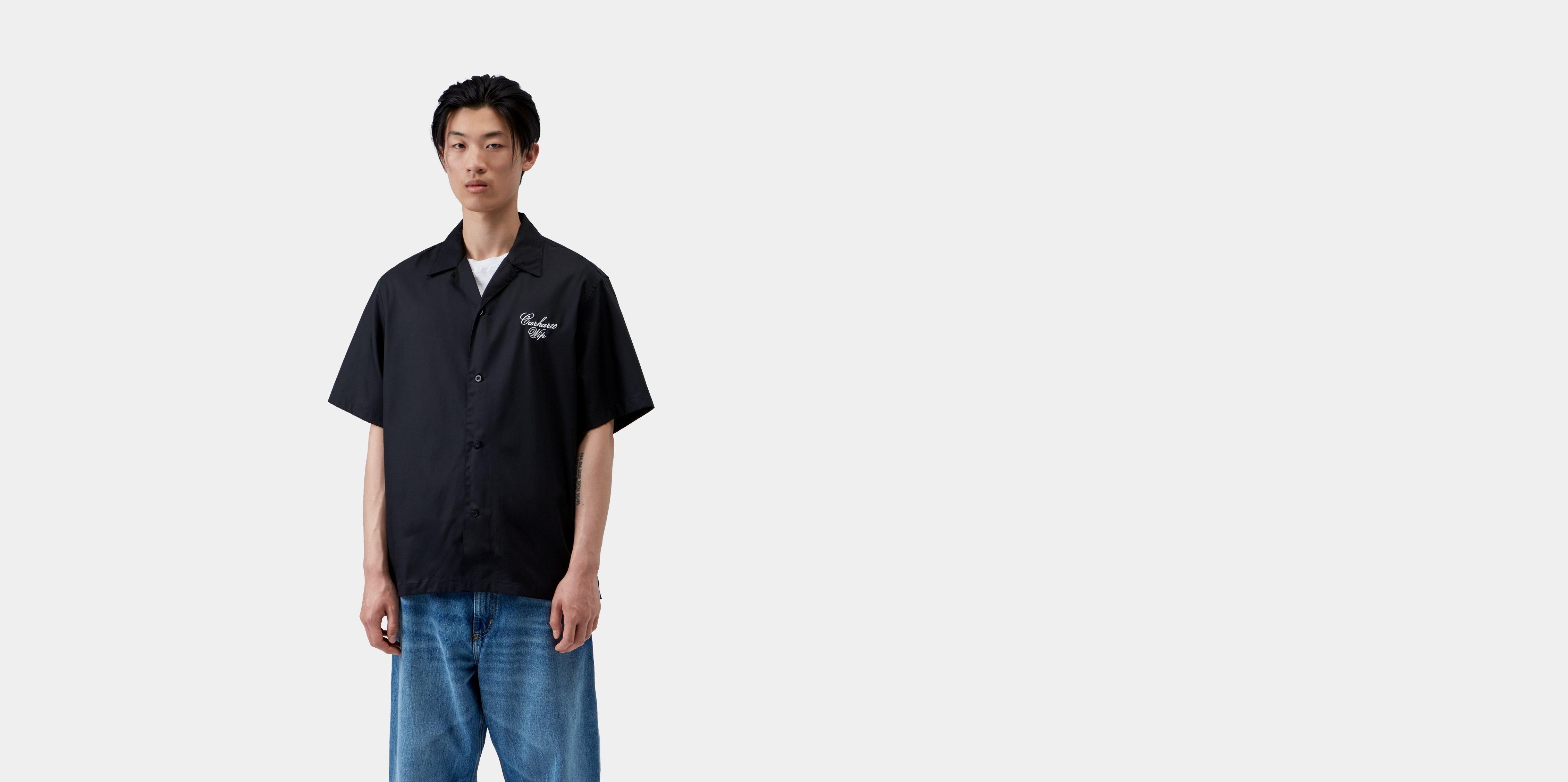 Carhartt WIP S/S Travon Shirt Black / Wax | XS | Men