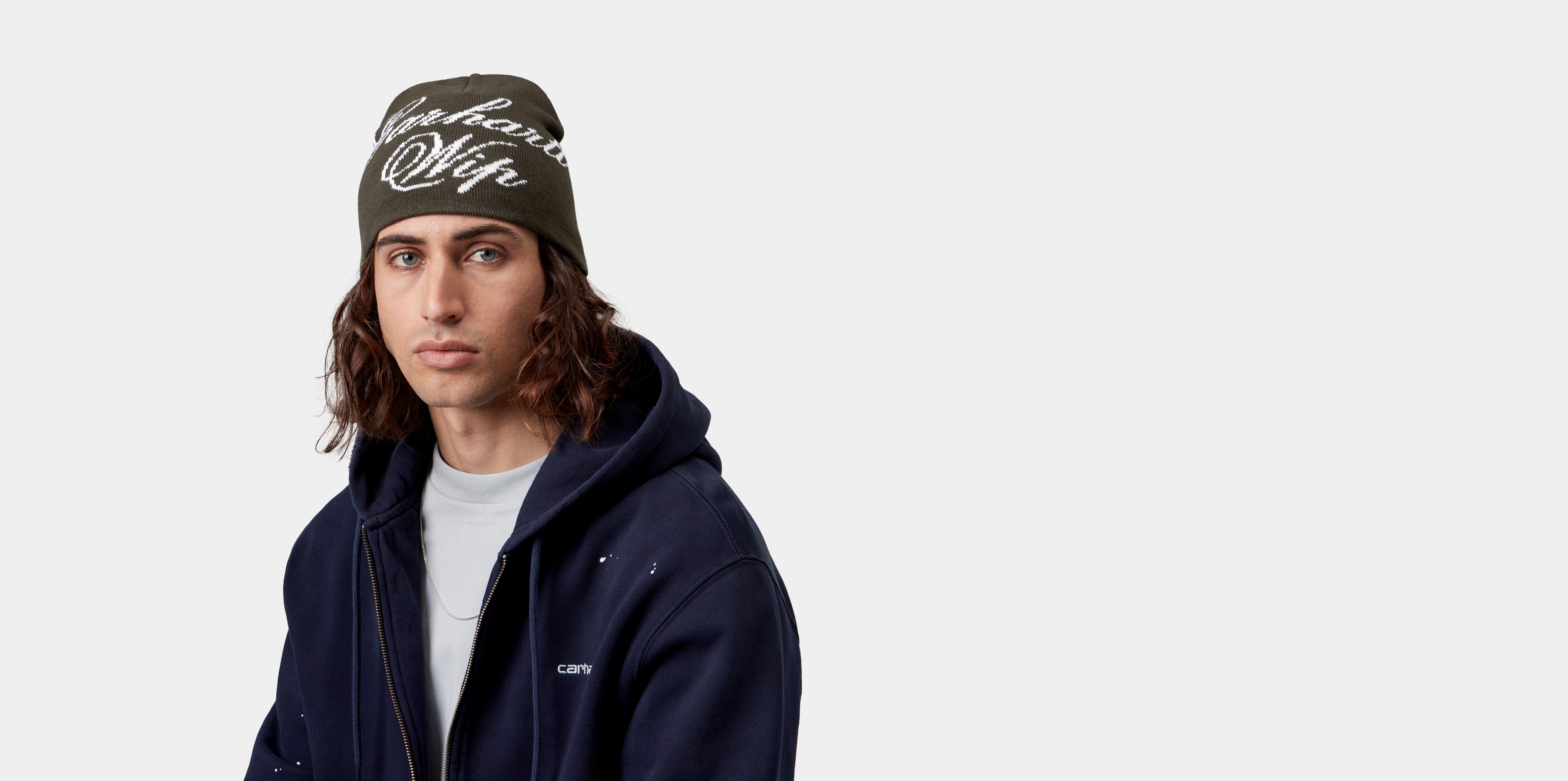Carhartt WIP Travon Beanie Cypress / White | green