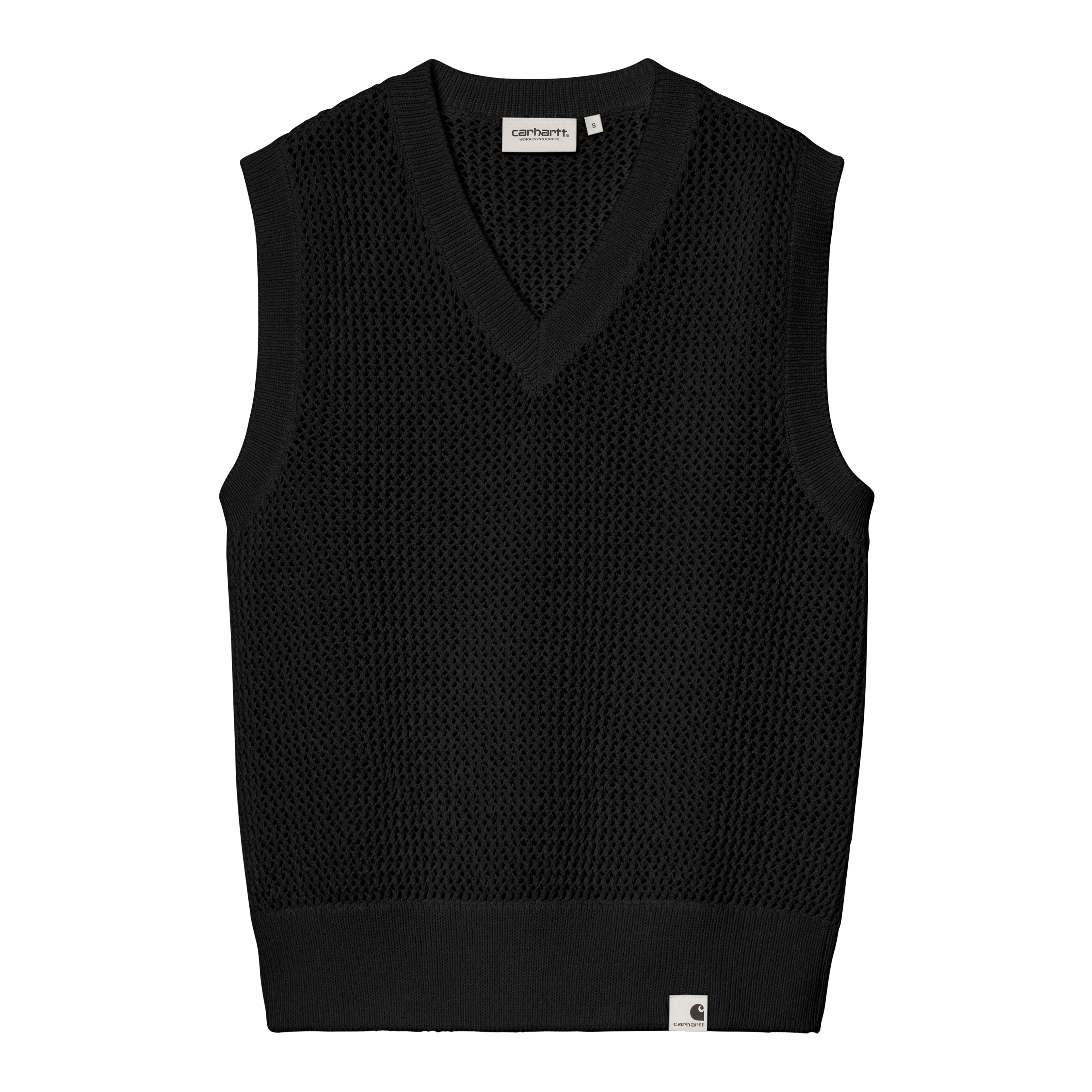 【YOKE】Printed Cotton Crewneck Vest 22ss Carhartt WIP Women's Stockton Vest, Black | Official Online Store