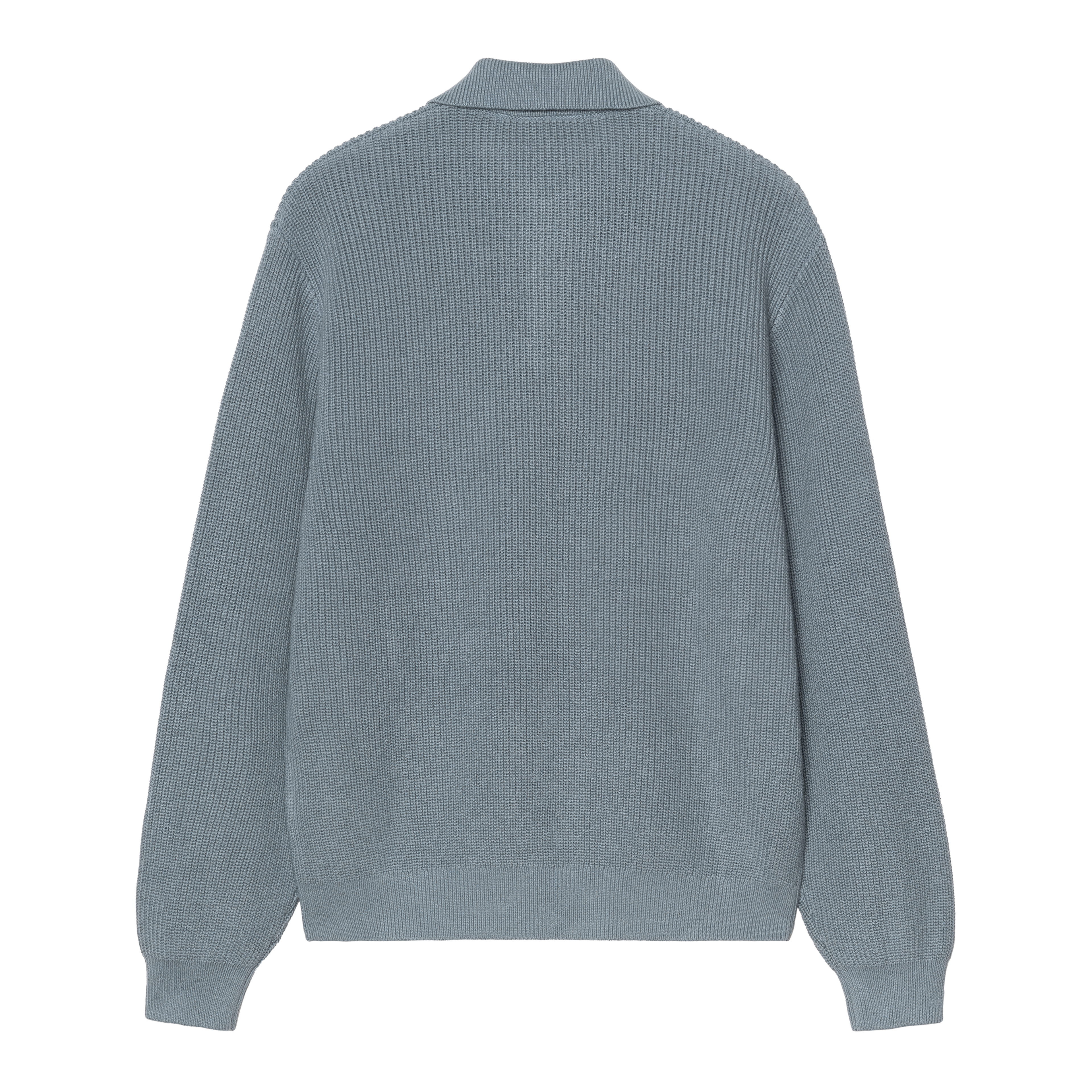 Carhartt WIP L/S Miles Polo, Shady Blue | Official Online Store