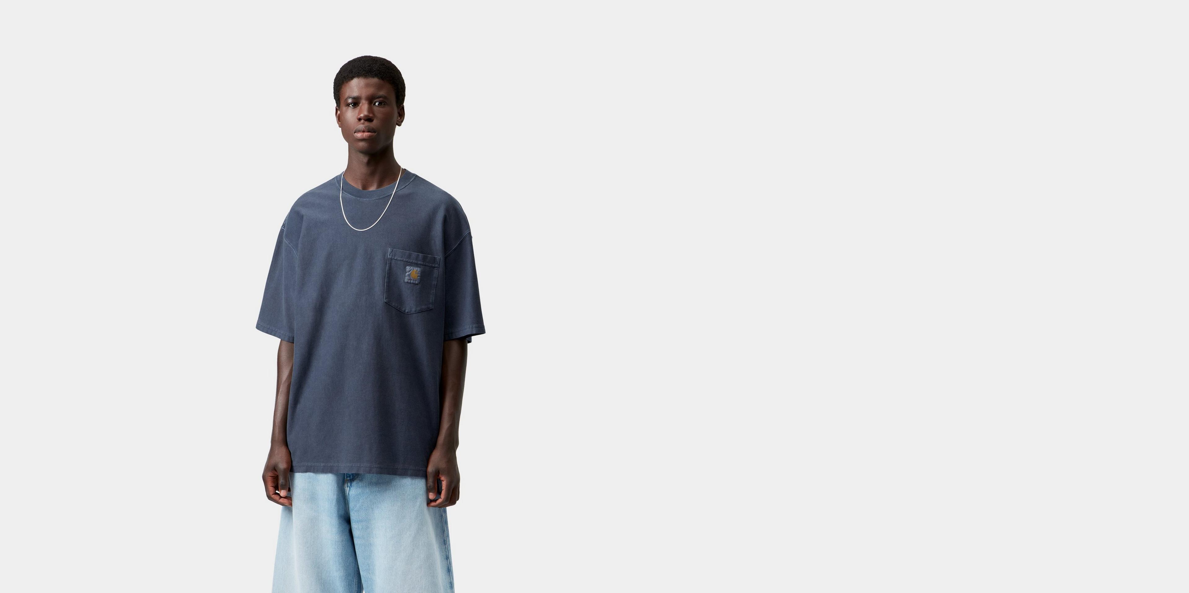 Carhartt WIP S/S Loose Pocket T-Shirt, Dark Navy | Official Online