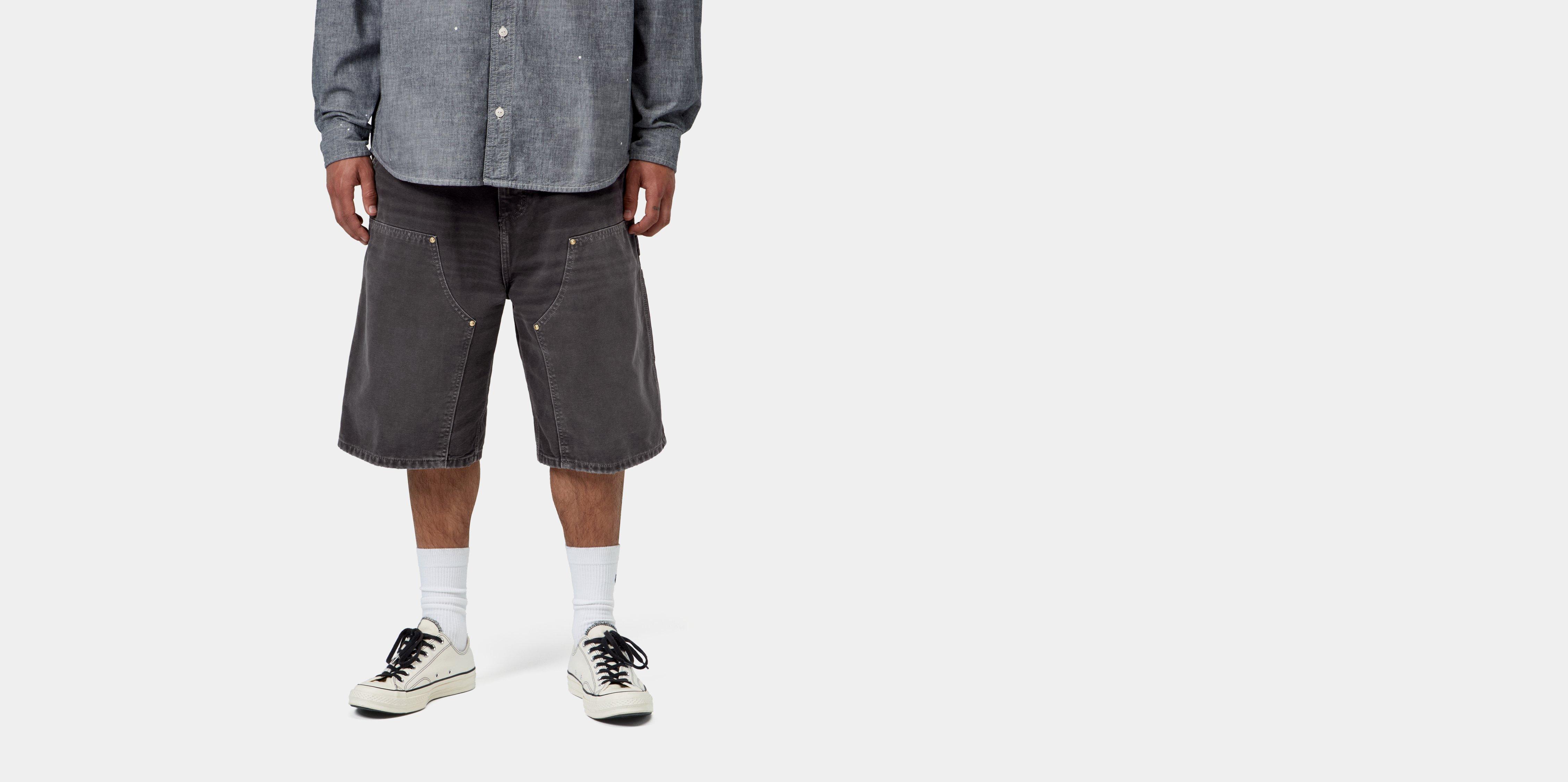 Carhartt WIP OG Double Knee Short Black destroy wash | S | Men