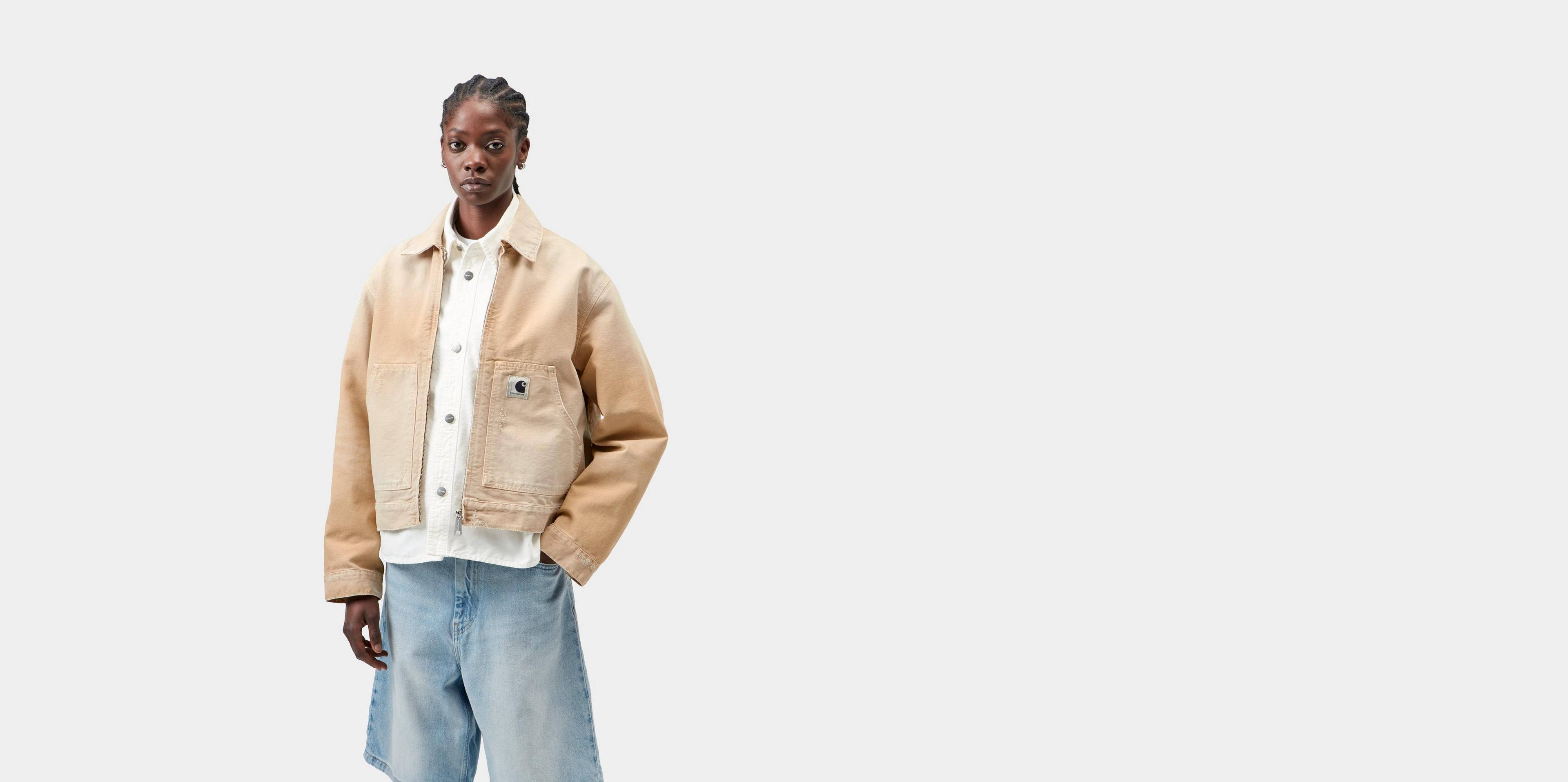 Carhartt WIP Women's OG Arcan Jacket, Dusty H Brown / Dusty H